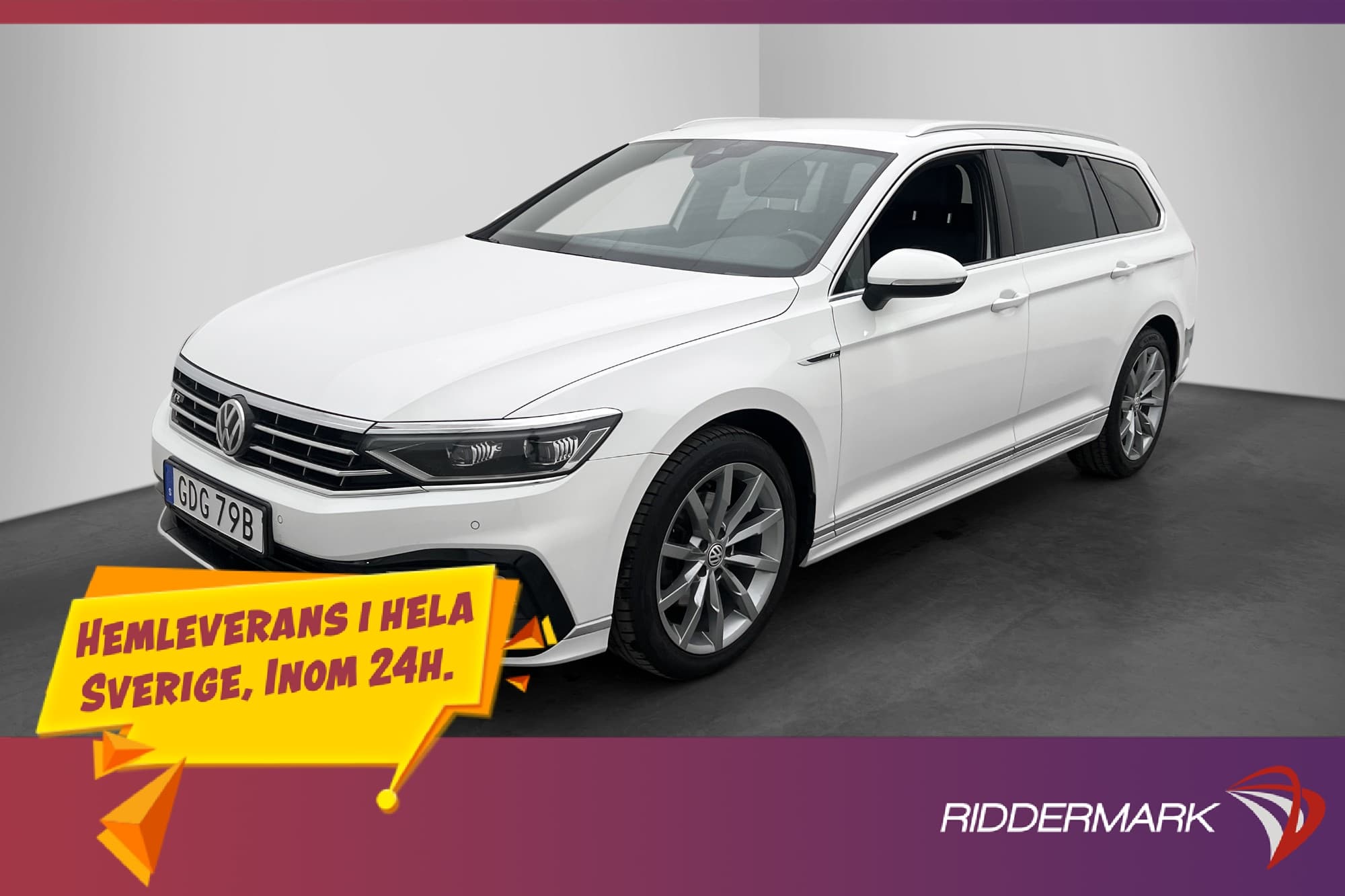 Volkswagen Passat 2.0 TDI 4M R-line Skinn D-värm Kamera Drag