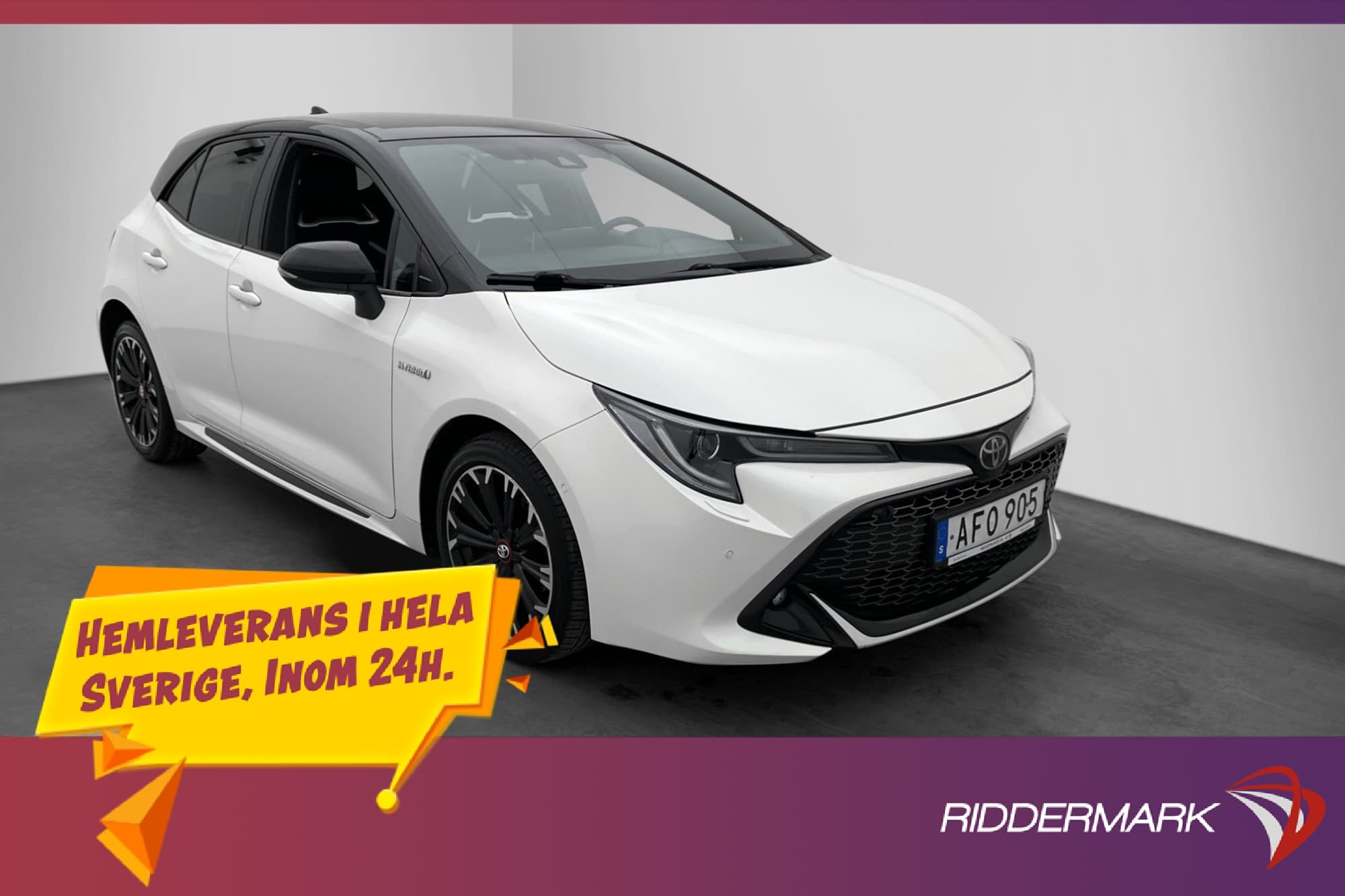 Toyota Corolla Hybrid GR Sport Kamera Läder/Tyg Låg skatt