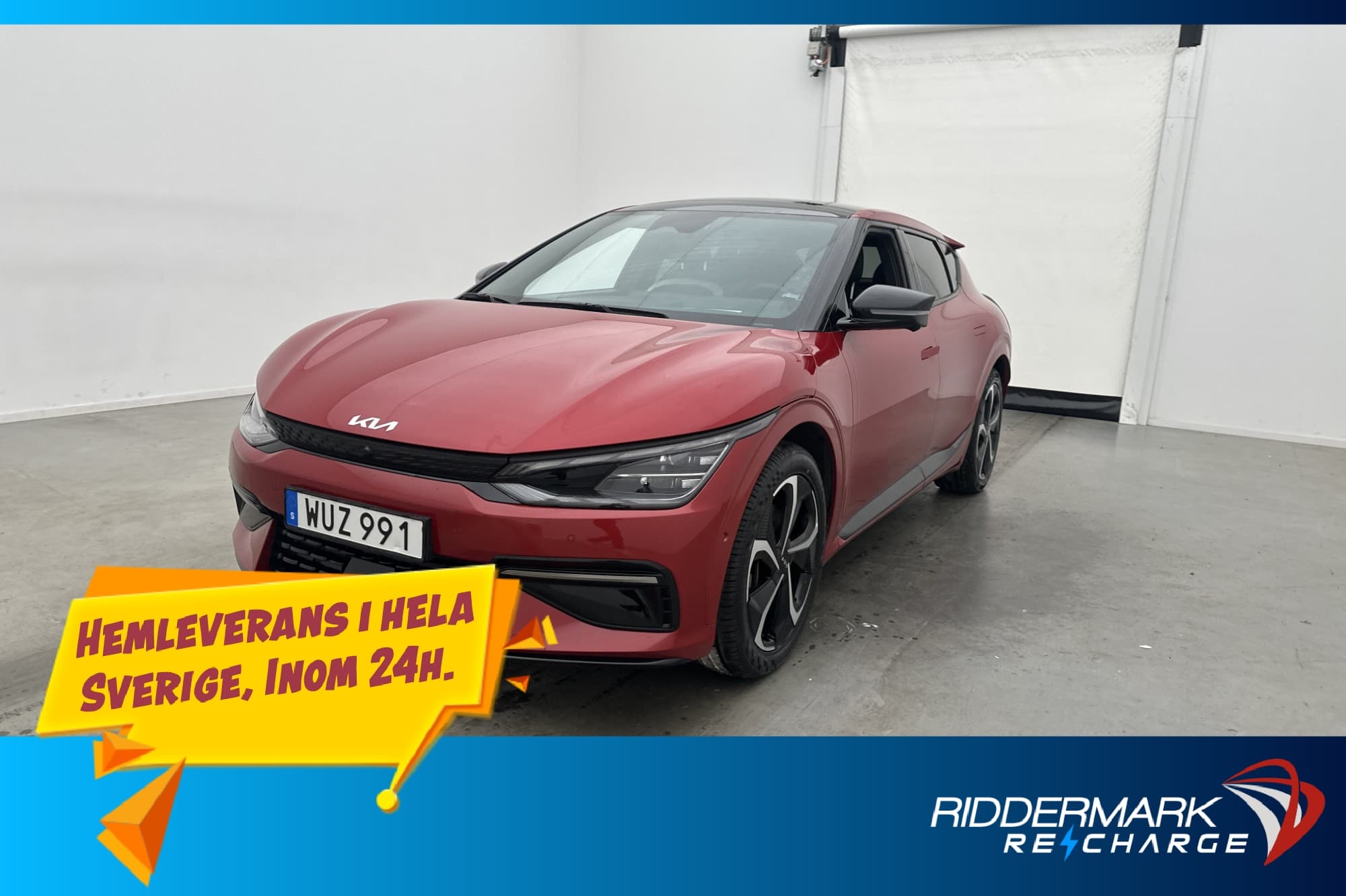 Kia EV6 77.4 kWh AWD GT-Line Taklucka Meridian Dragkrok 360°