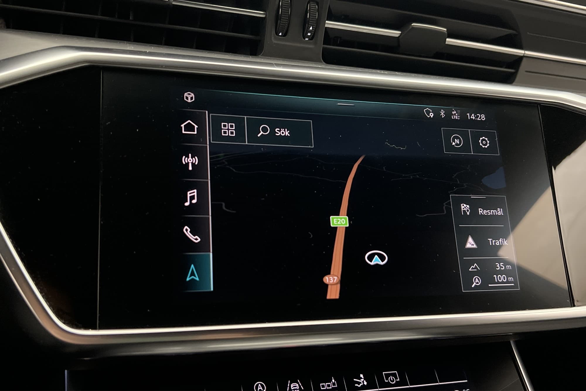 Audi A7 45 TDI S-Line B&O Svart Optik Sportstolar Navi Skinn