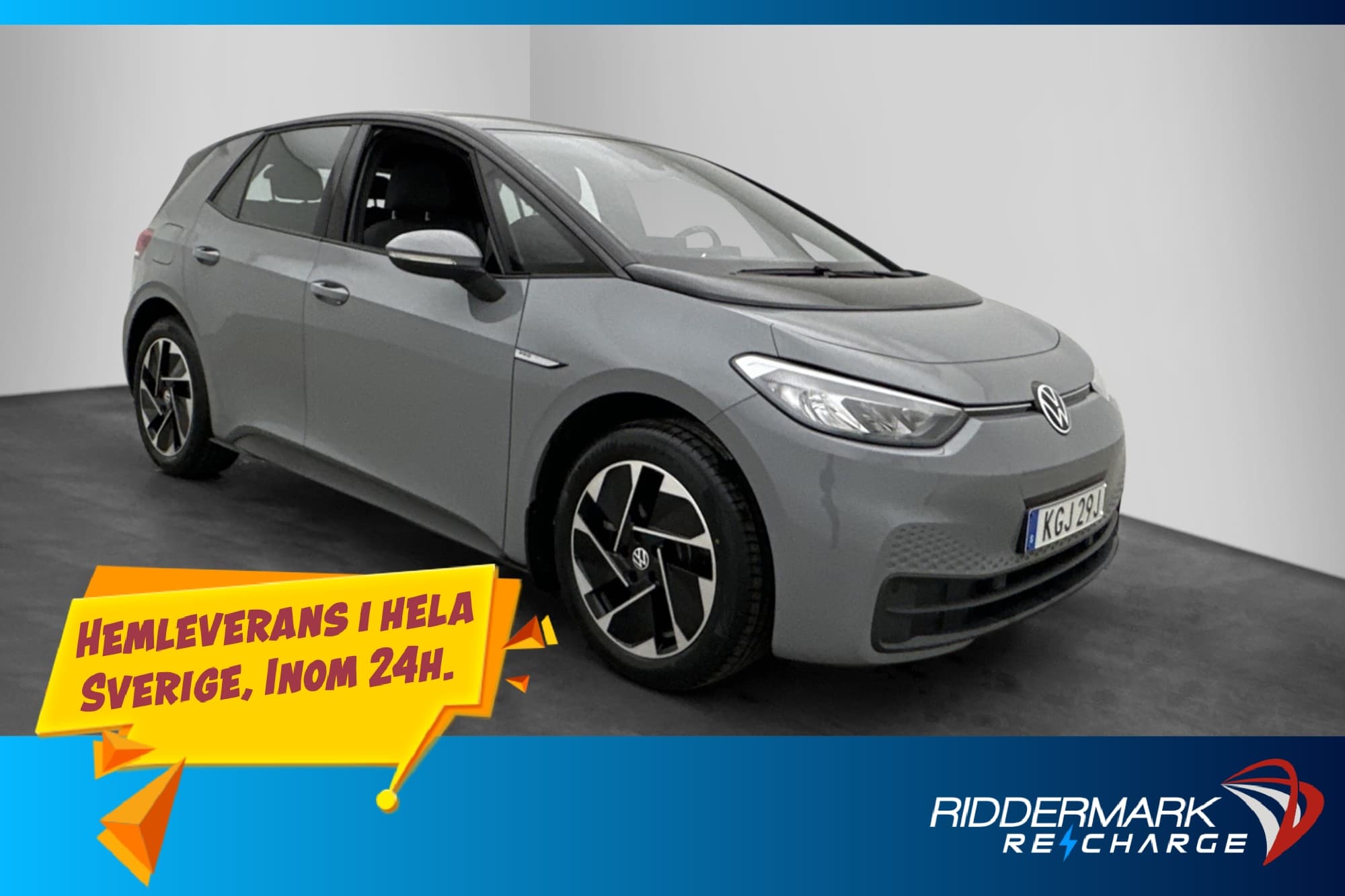 Volkswagen ID.3 Pro Performance 204hk CarPlay Värmare MOMS