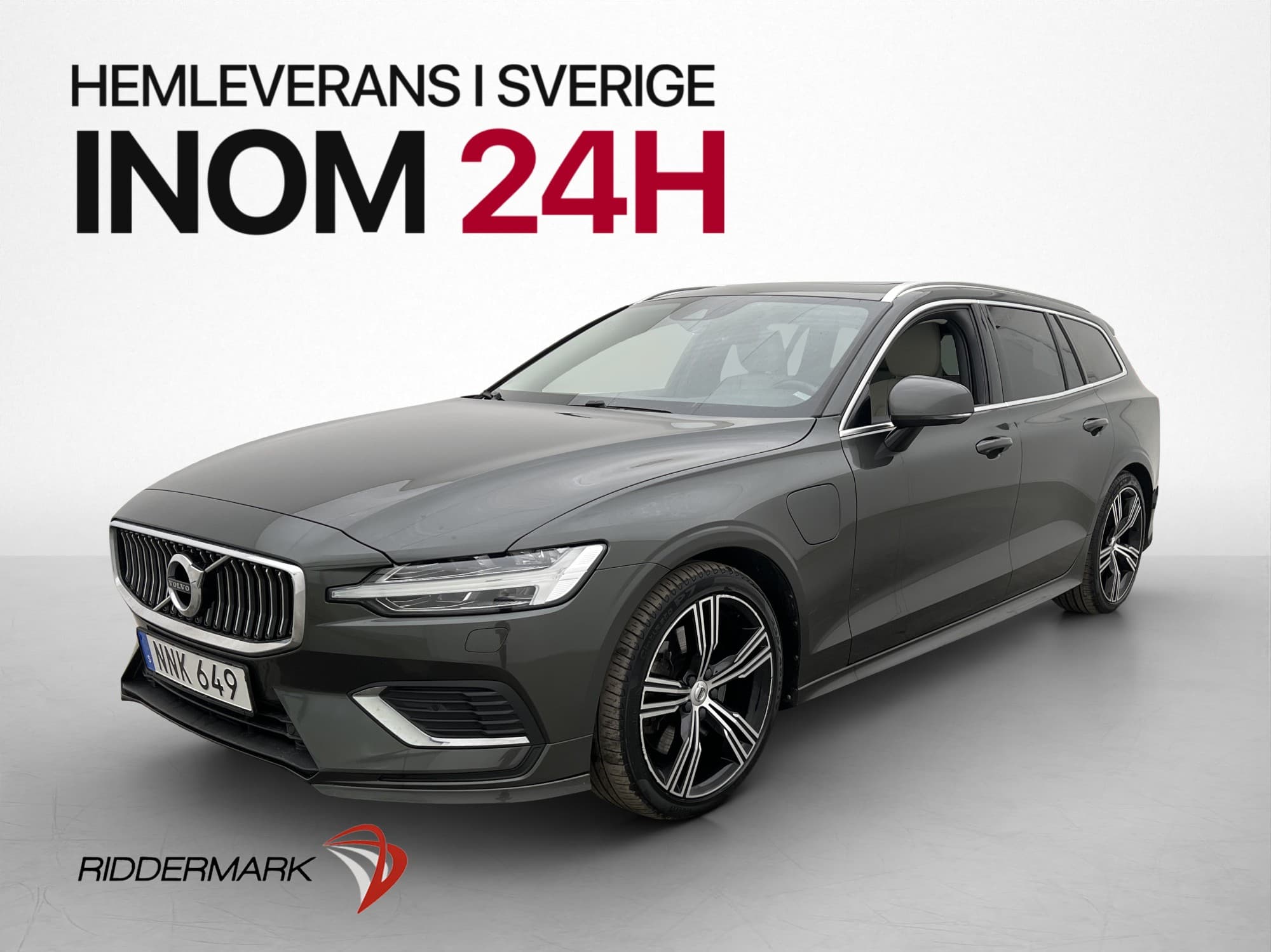 Volvo V60 Recharge T6 AWD Inscription H/K Pano Värmare Skinn