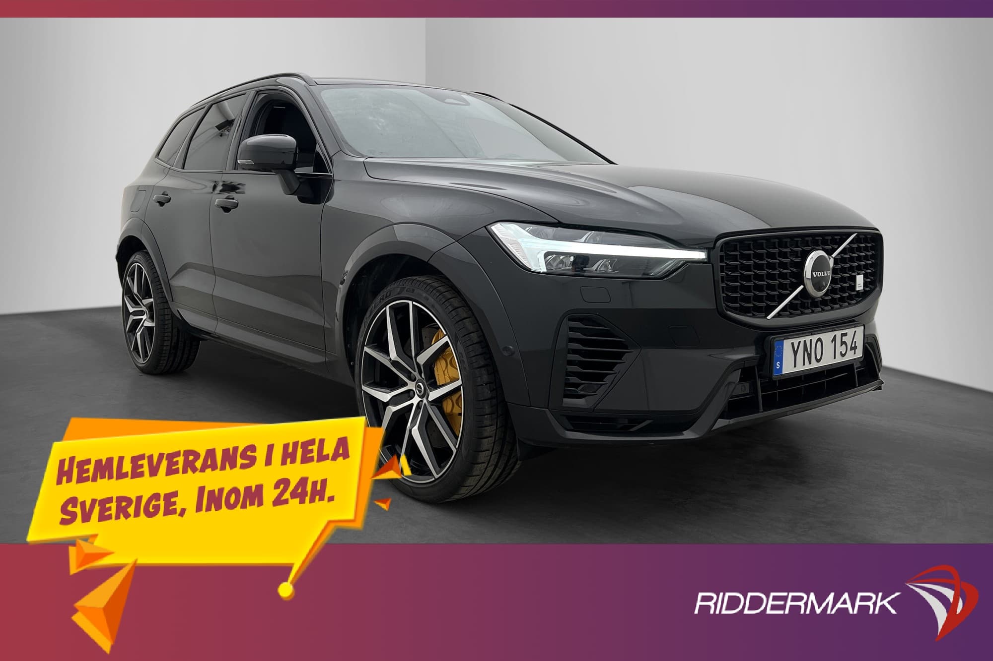 Volvo XC60 Recharge T8 AWD R-Design B&W Pano 360° HuD P-Värm
