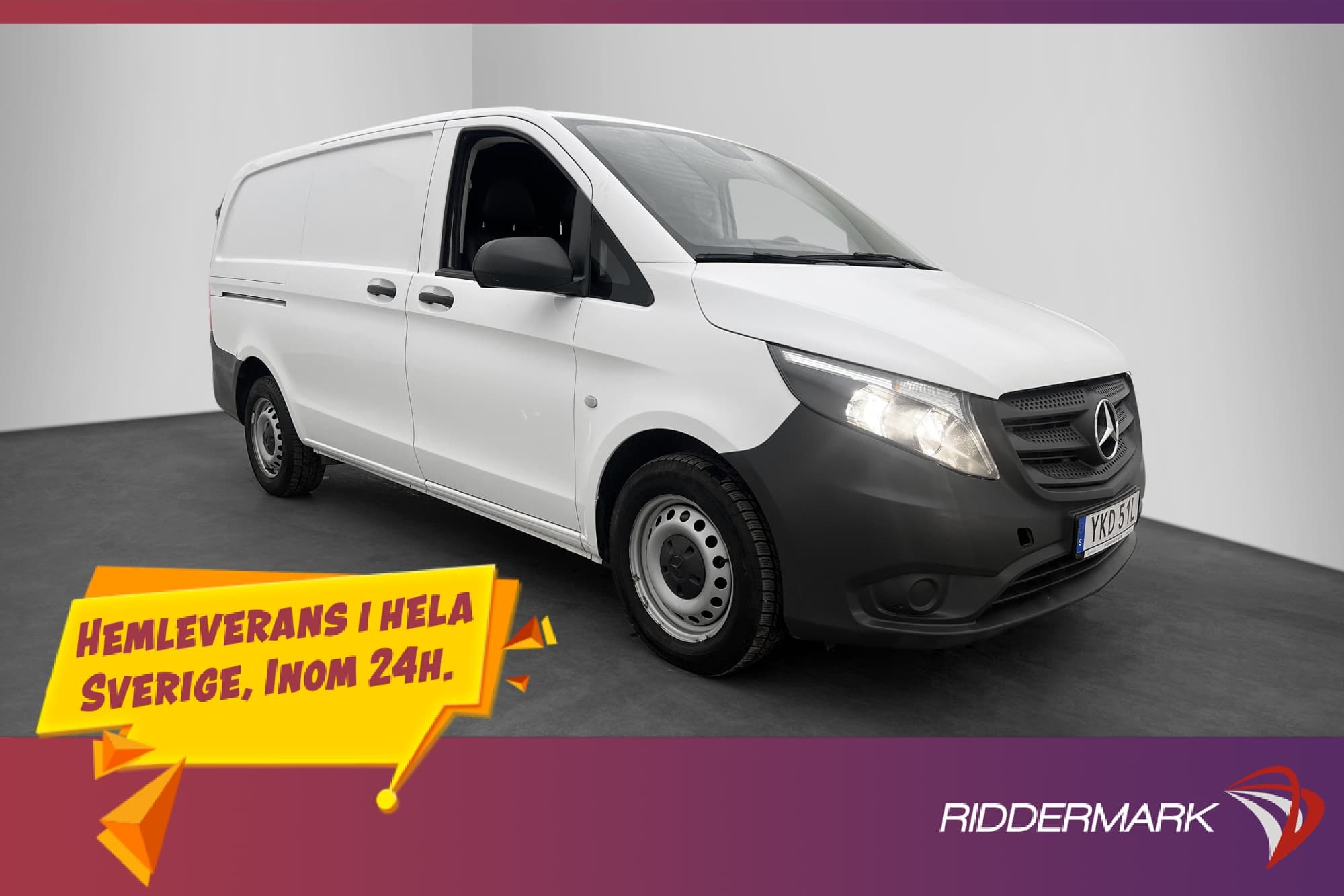 Mercedes-Benz Vito L2 110 Värmare Drag Skinn V-inredd MOMS