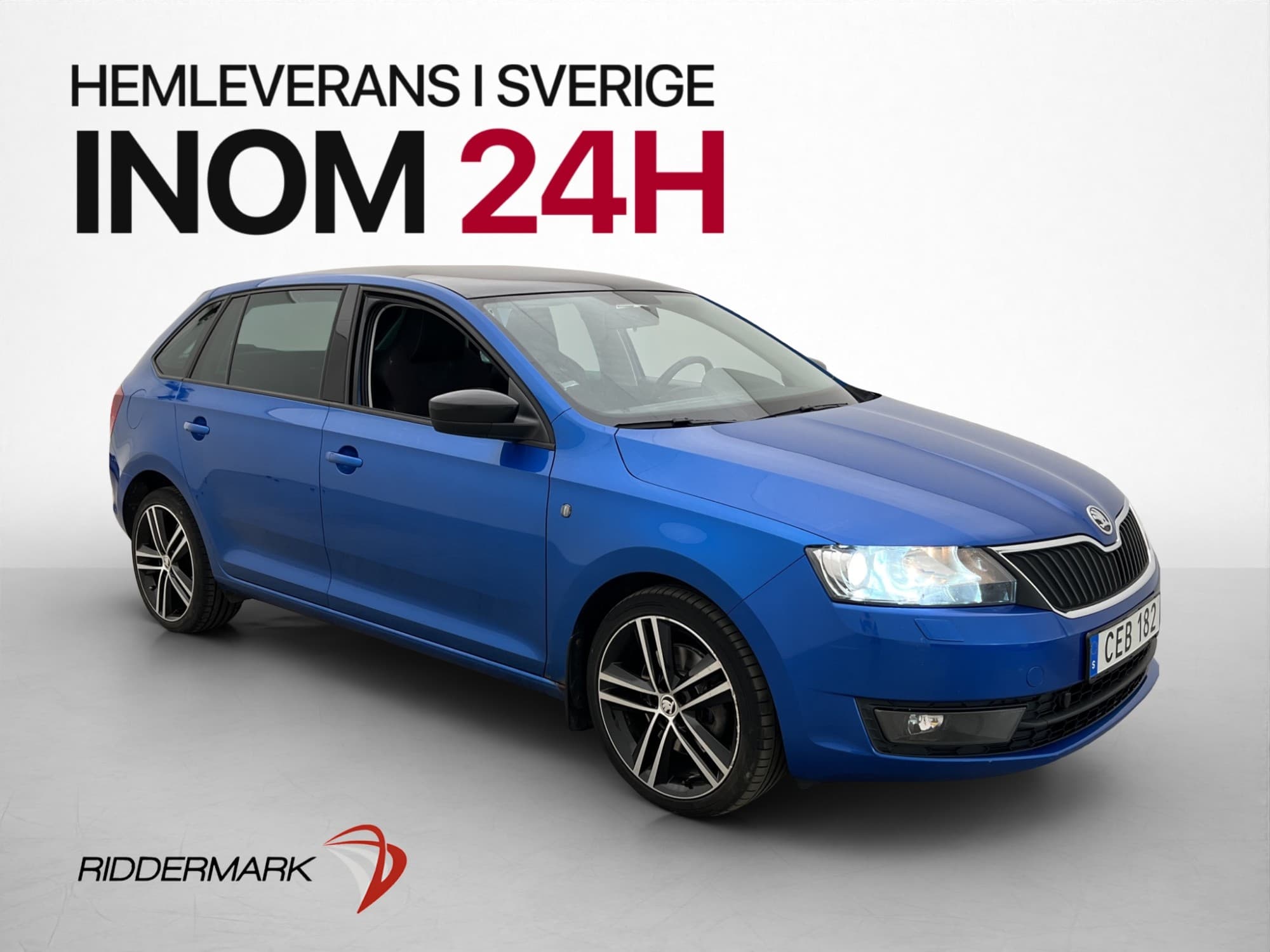 Skoda Rapid TSI 122hk Style Plus Panorama Sensorer Farthåll