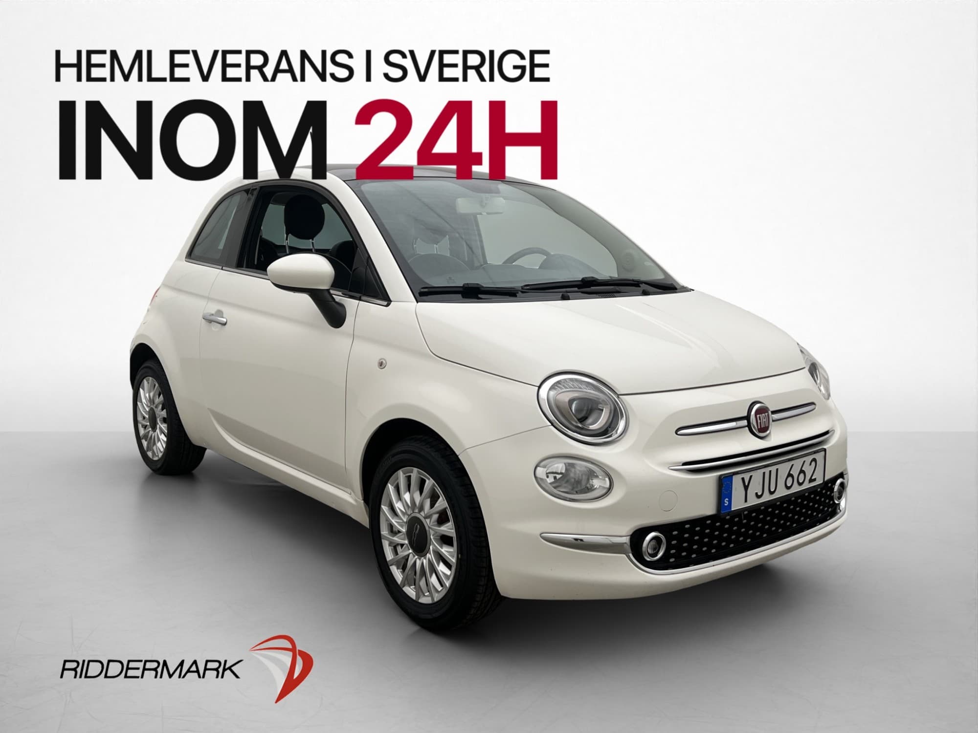 Fiat 500 1.2 69hk Lounge Panorama 2 Brukare 0,49l/mil