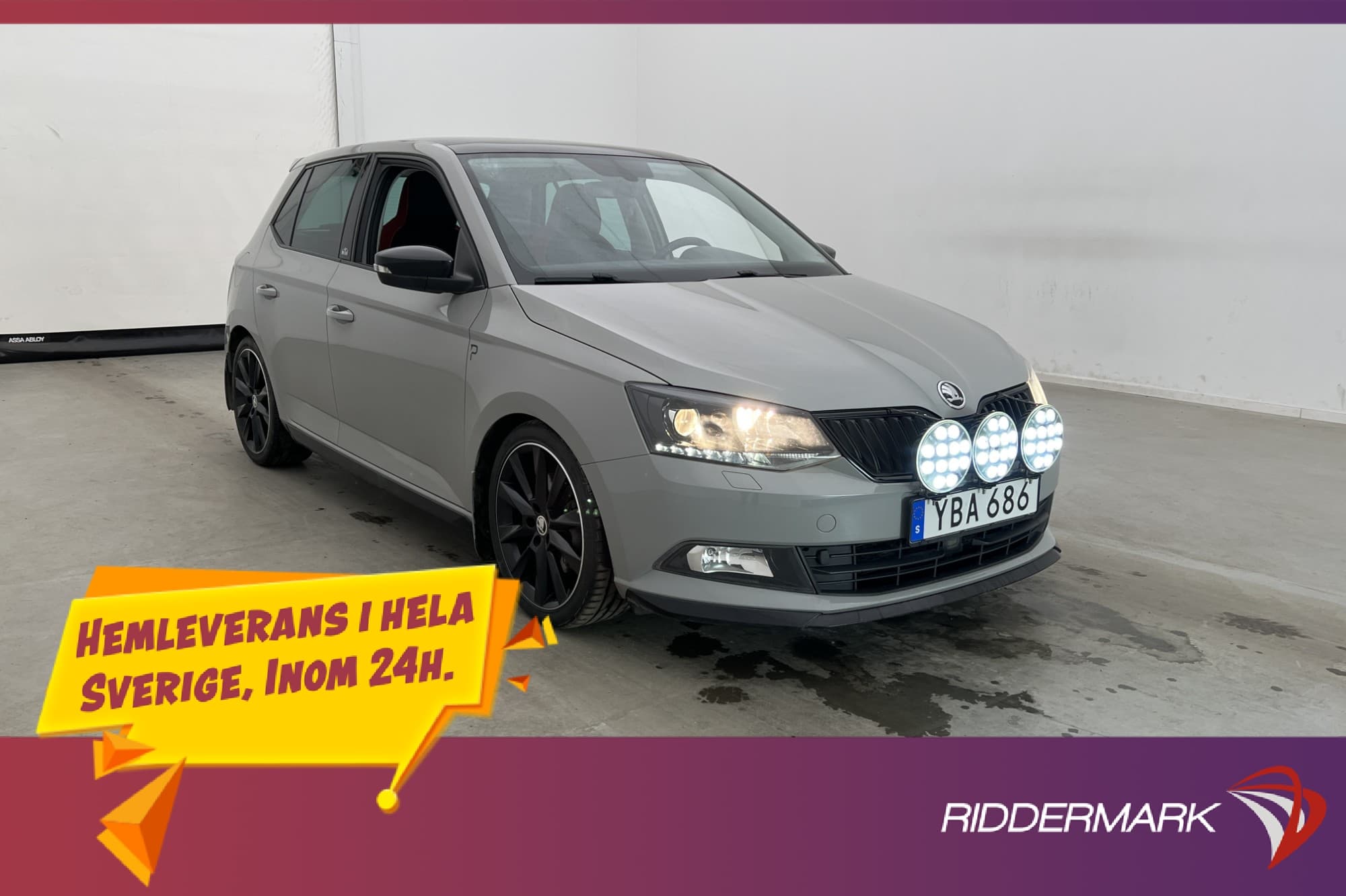 Škoda Fabia Monte Carlo M&K-Värmare Pano CarPlay Sensorer