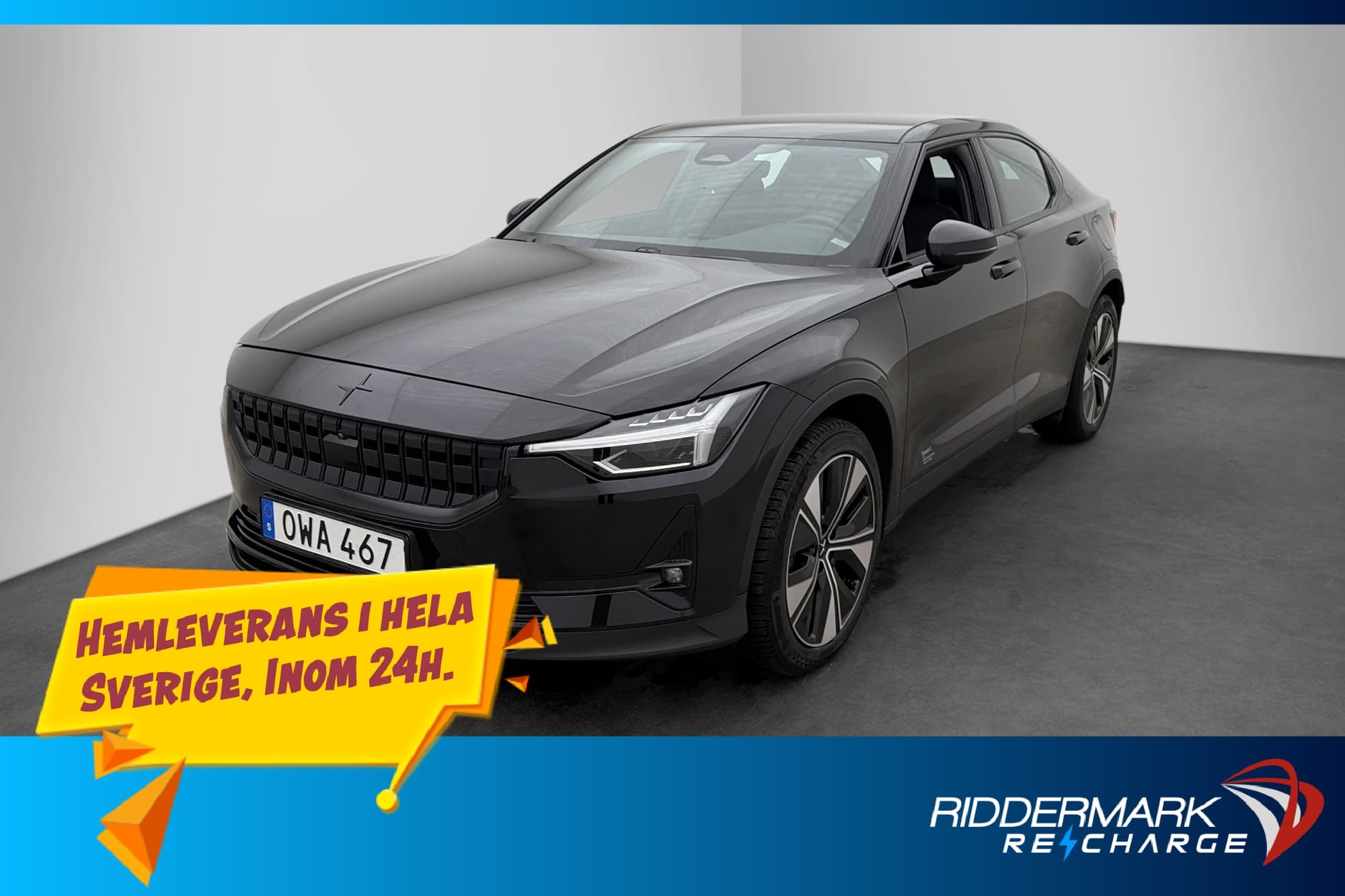 Polestar 2 Standard Range Single Motor Plus Pilot Pano MOMS