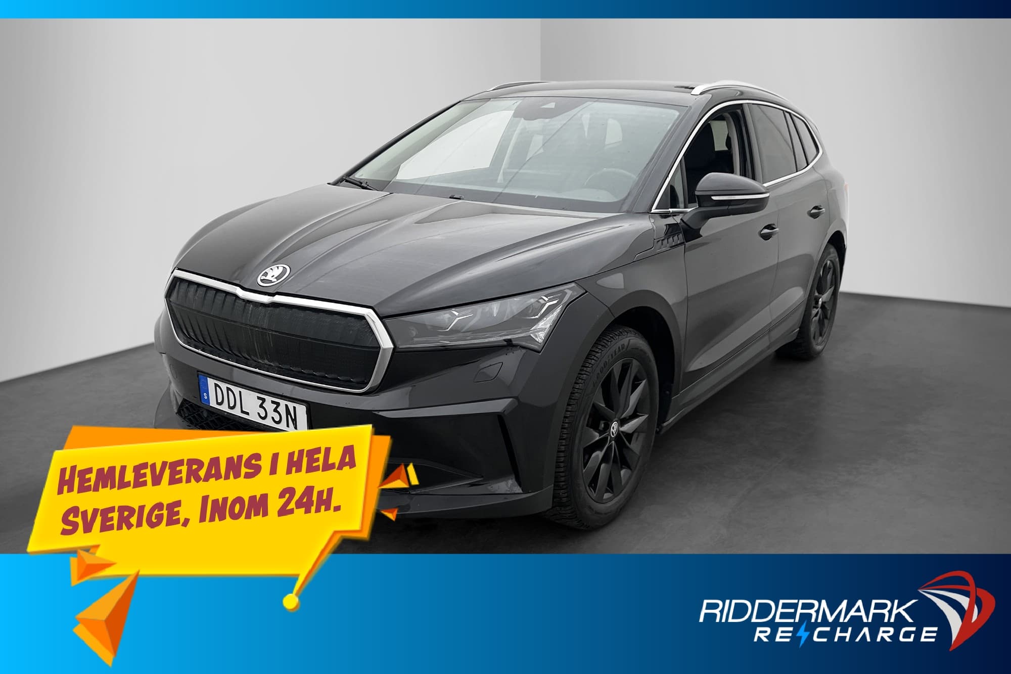 Škoda Enyaq iV 80 204hk Värm Skinn Kamera CarPlay Rattvärme