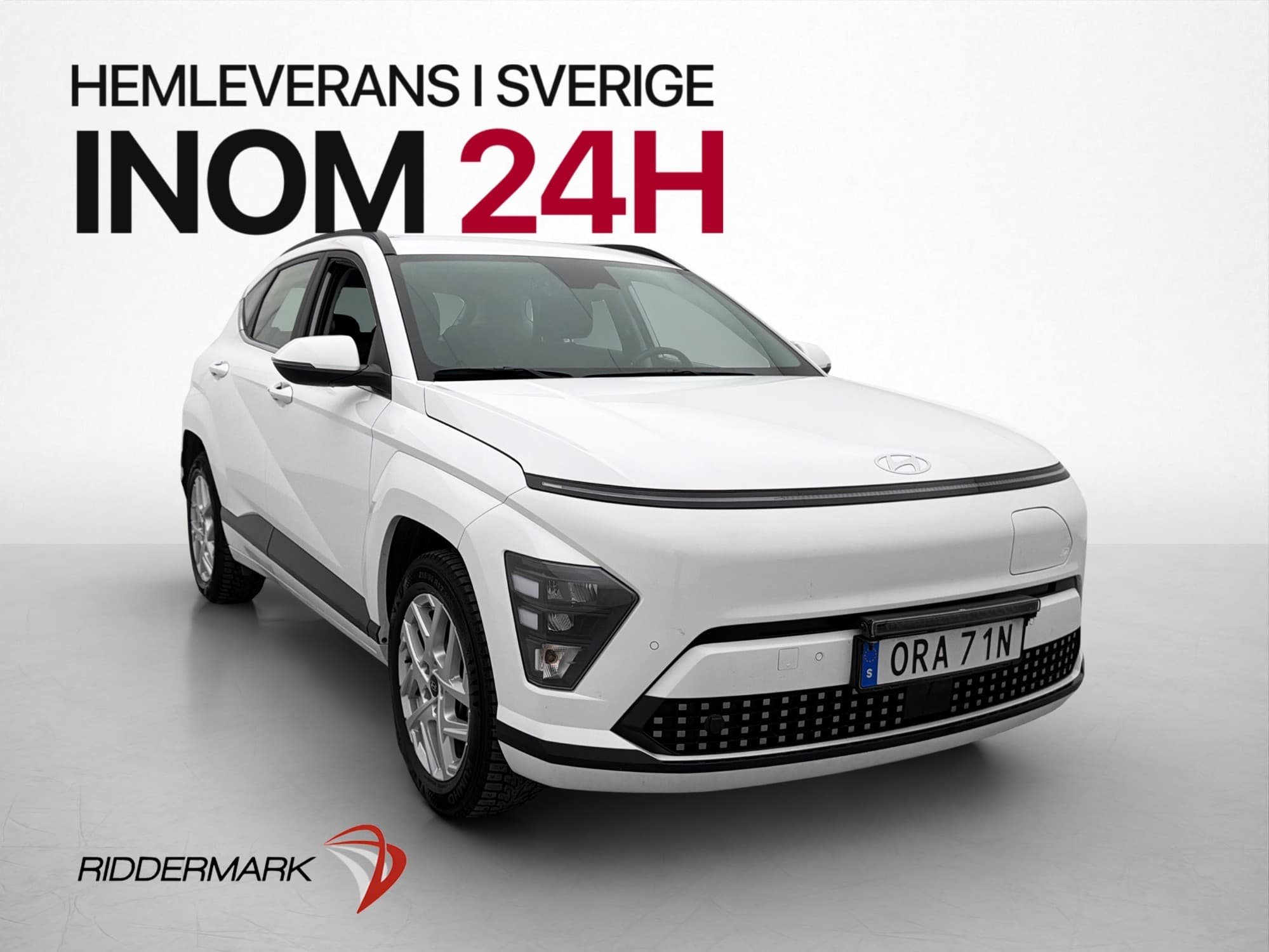 Hyundai Kona Electric Long Range Värmare Kamera Navi MOMS