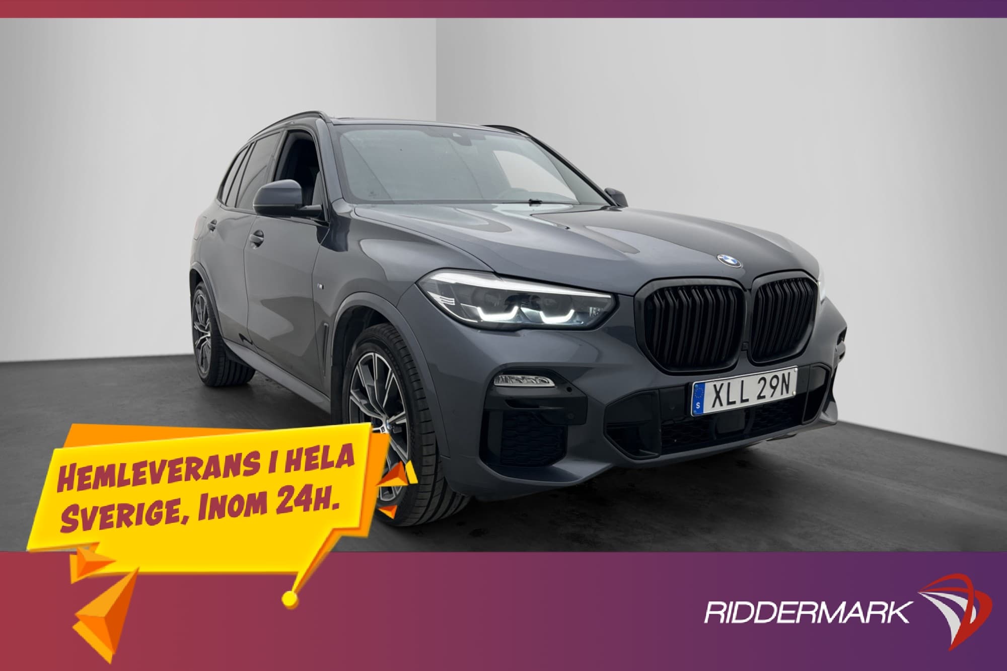 BMW X5 xDrive30d M Sport 7-Sits H/K Drag Luftfjädring Kamera