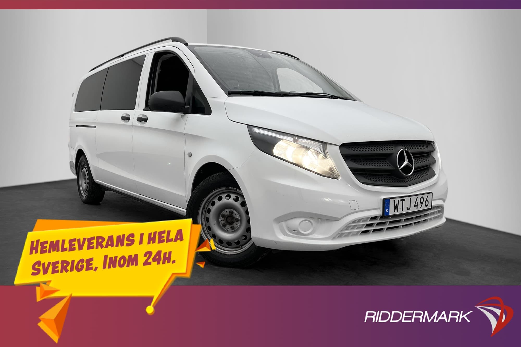 Mercedes-Benz Vito Tourer XL 116 4x4 D-Värm Drag 9-Sits MOMS