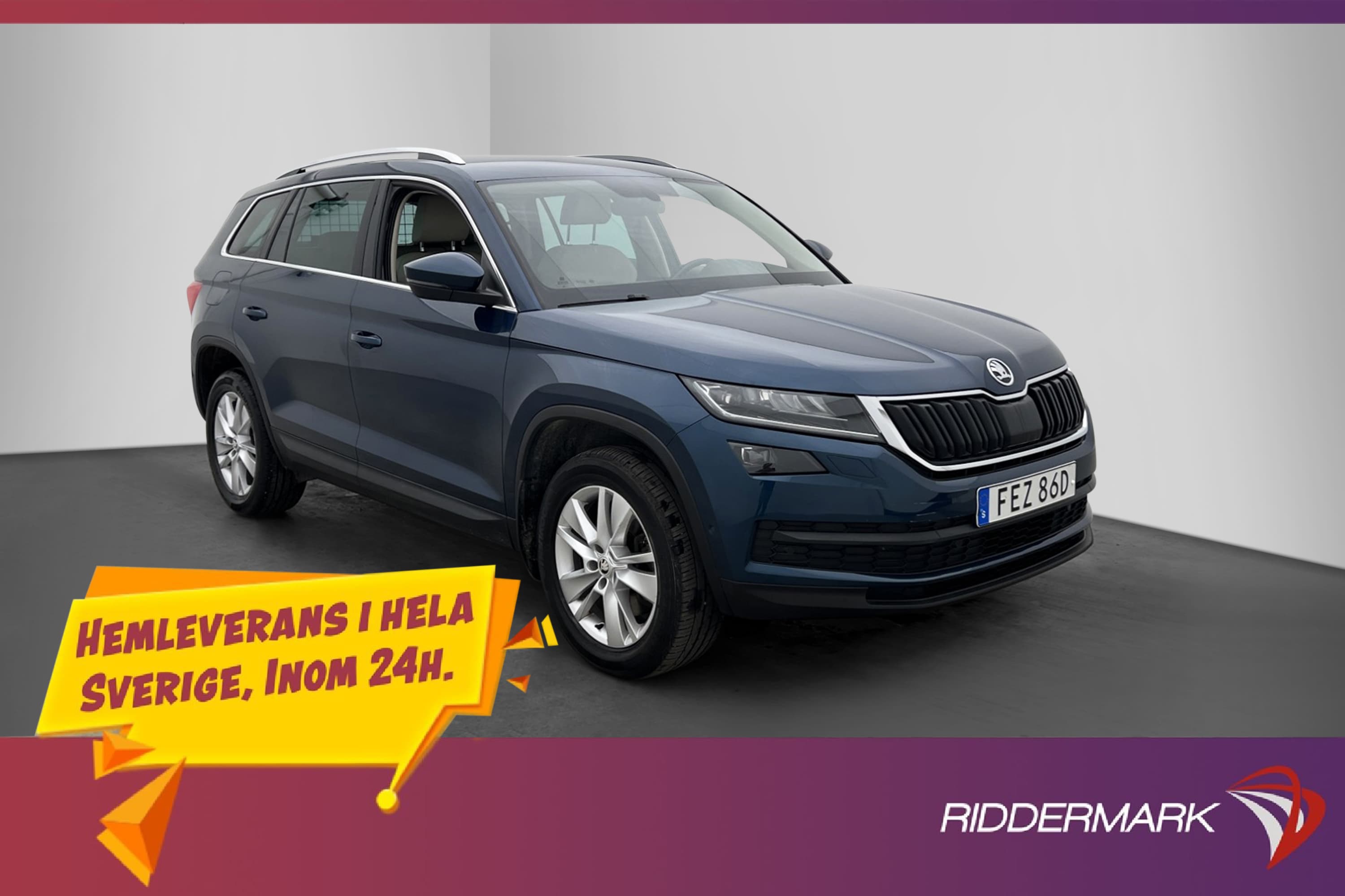Skoda Kodiaq 4x4 190hk Businessline Cockpit Canton Värm Drag