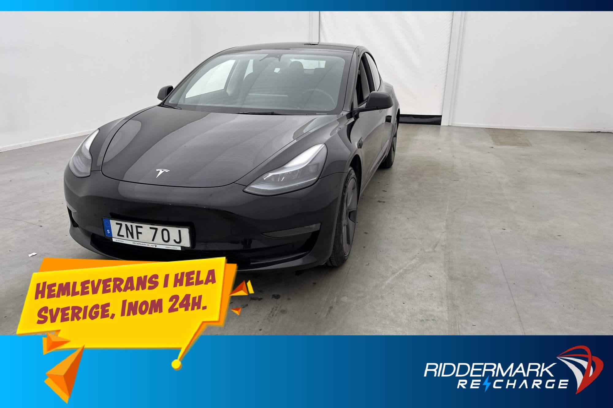 Tesla Model 3 Long Range Autopilot Rattvärme Svensksåld