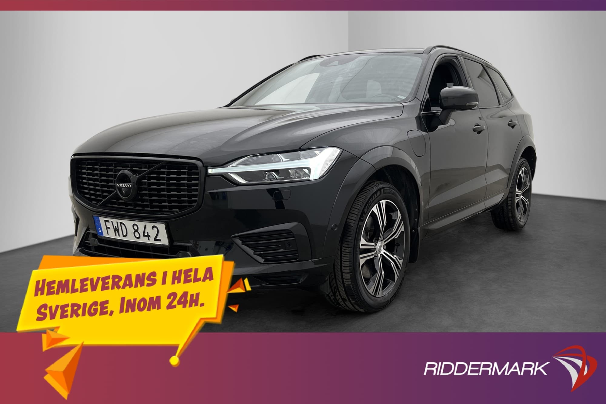 Volvo XC60 Recharge T8 AWD R-Design B&W Pano Massage Drag