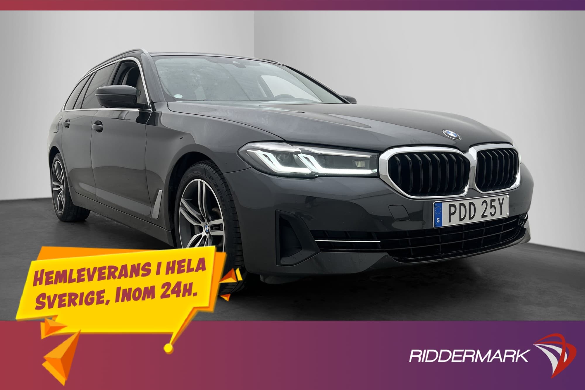 BMW 530e xDrive 292hk Cockpit B-Kamera Skinn Drag