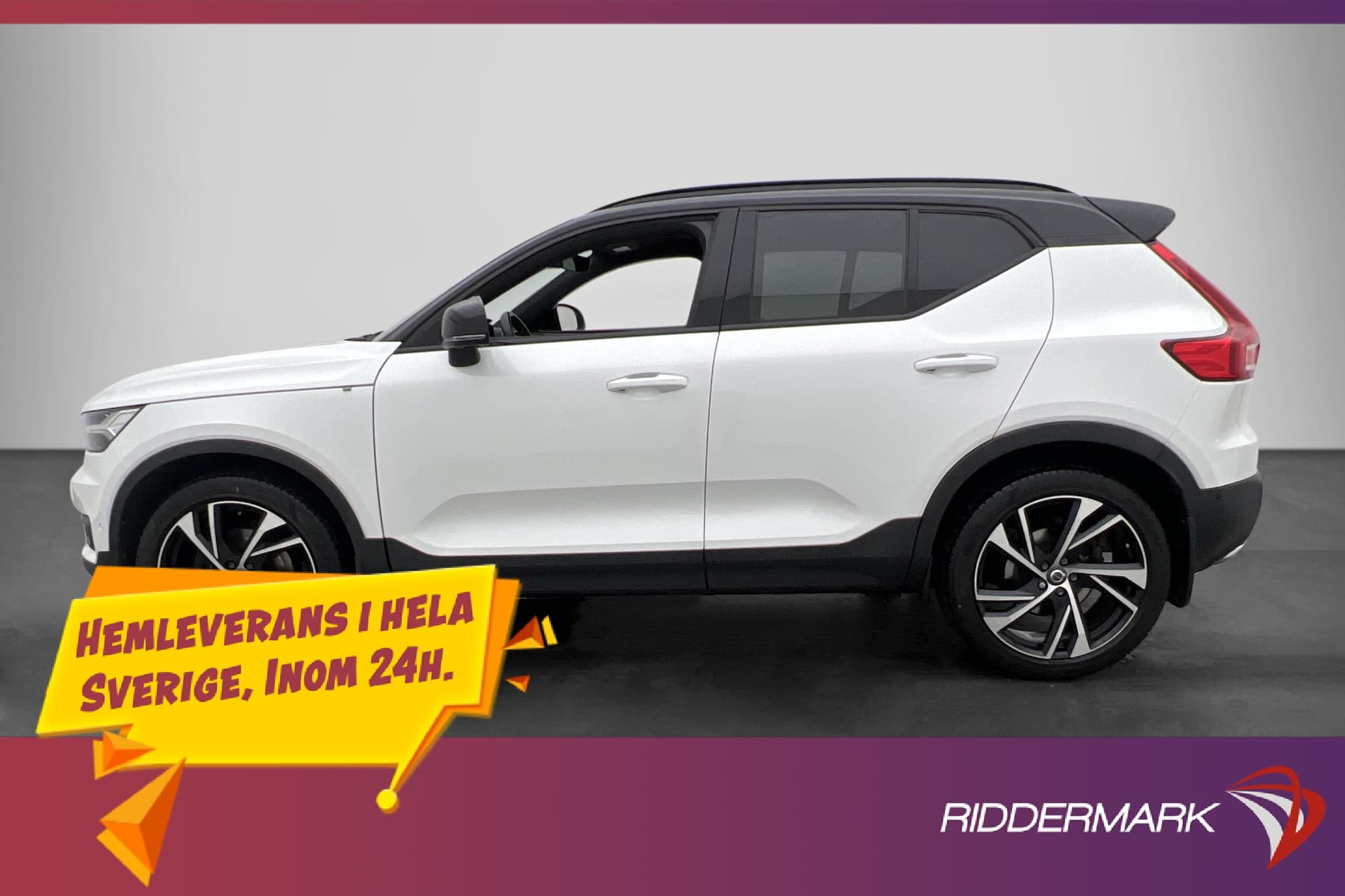 Volvo XC40 D4 AWD 190hk R-Design Pano H/K 360° VoC Värm Drag