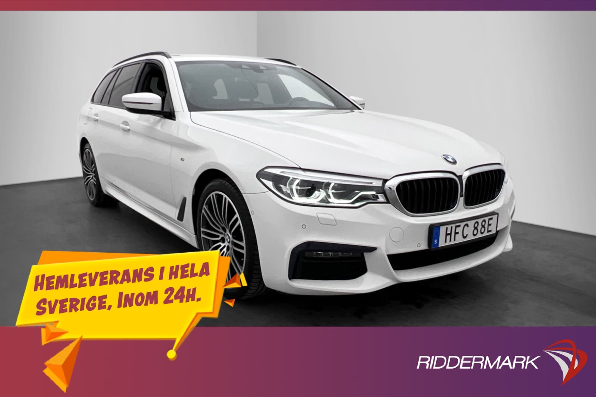 BMW 520 D xDrive M Sport D-Värm Navi Cockpit 360° HUD Drag