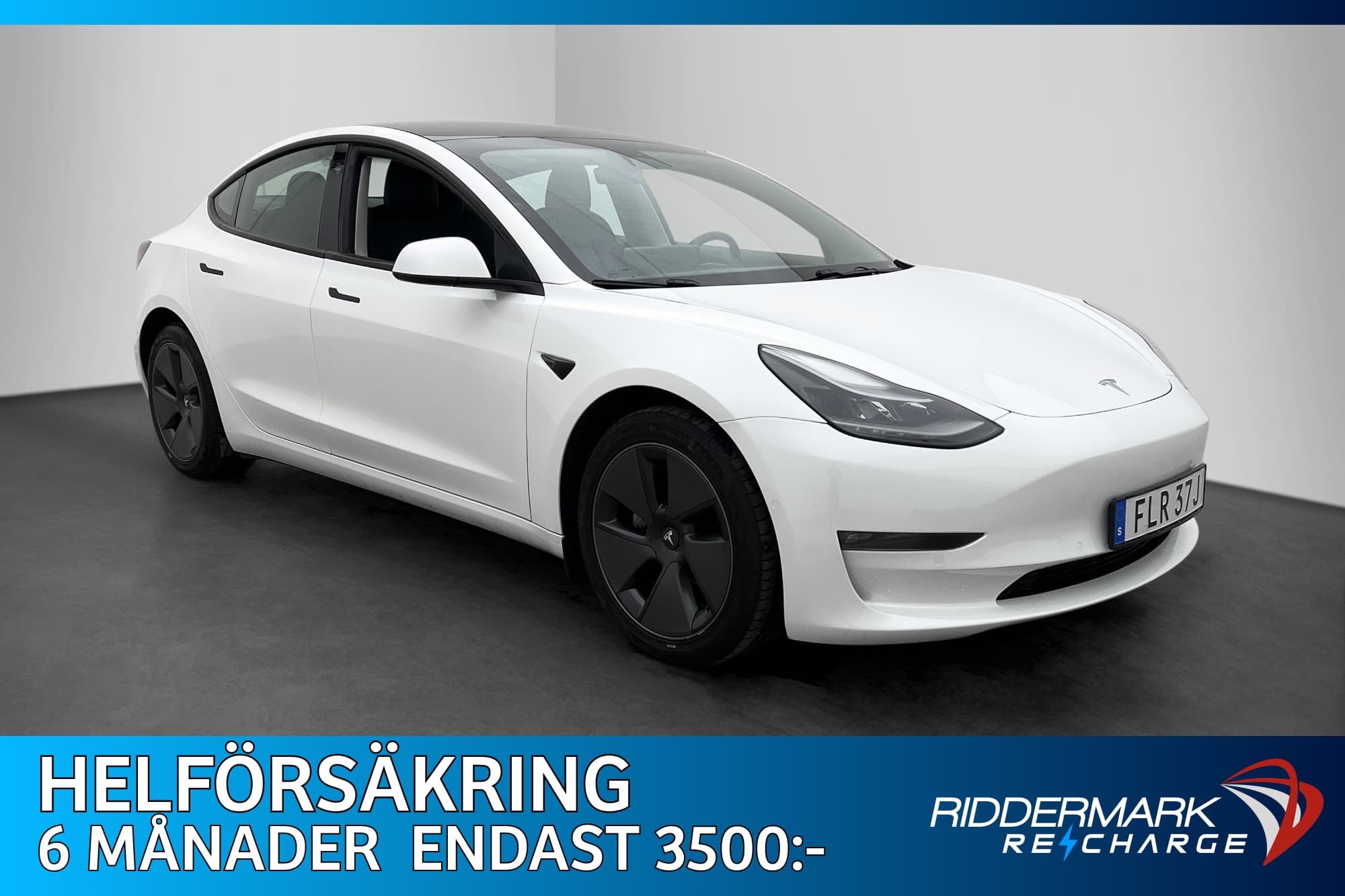 Tesla Model 3 Long Range 440hk AWD Svensksåld Autopilot