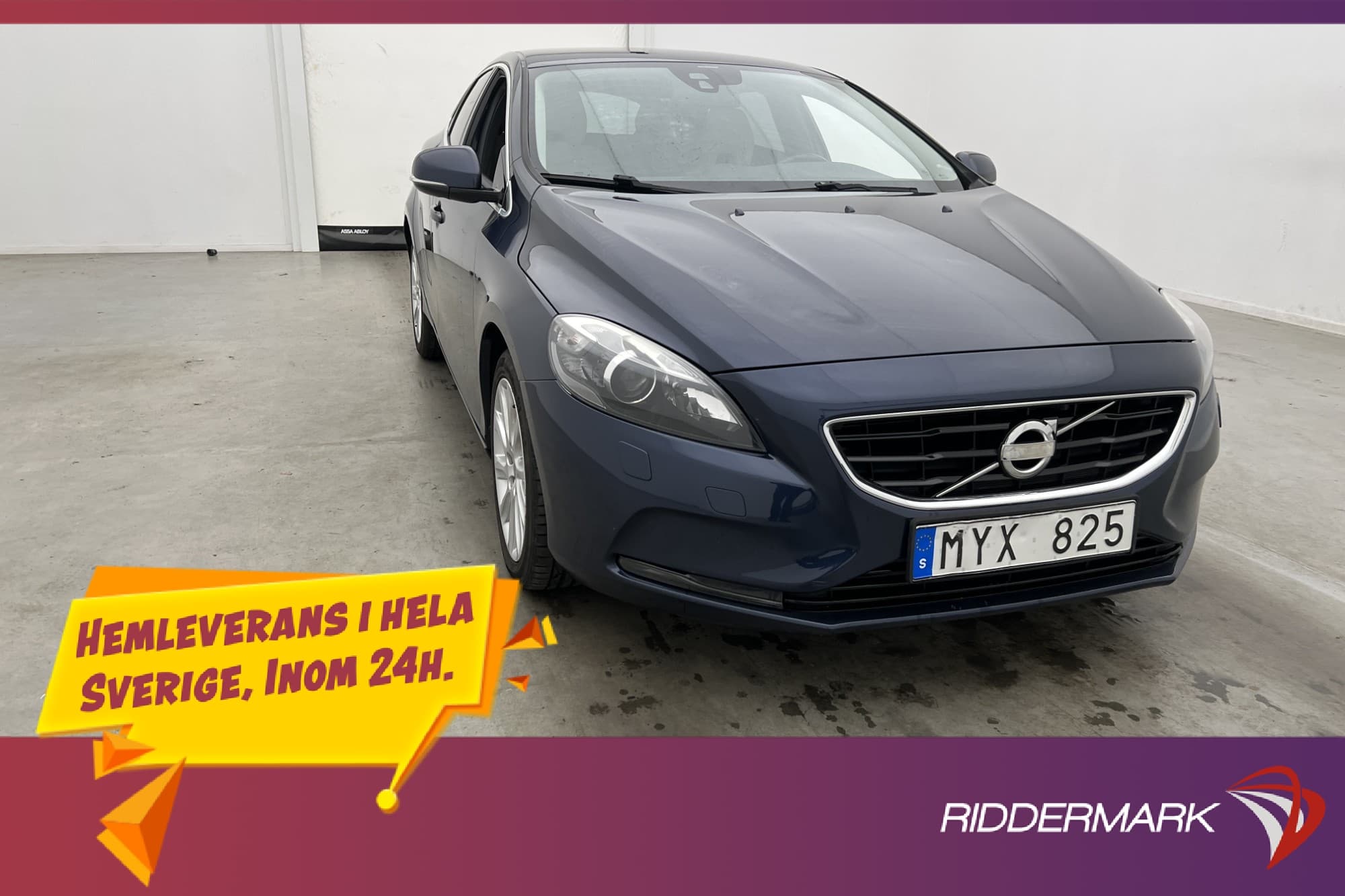 Volvo V40 D3 150hk Summum Kamera Dragkrok Skinn 0,52L/mil
