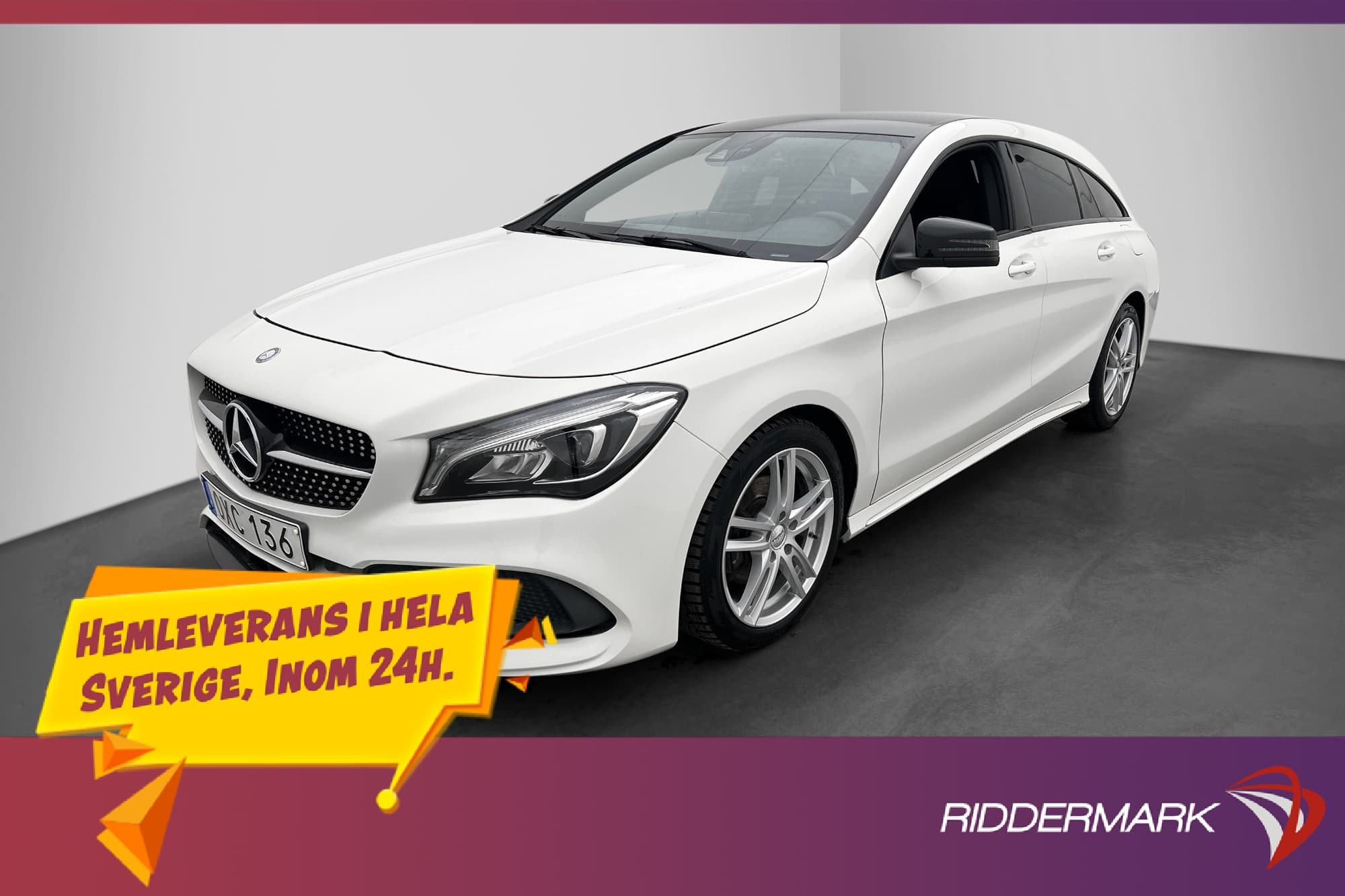 Mercedes-Benz CLA 200 d Shooting Brake AMG Kamera Halvskinn