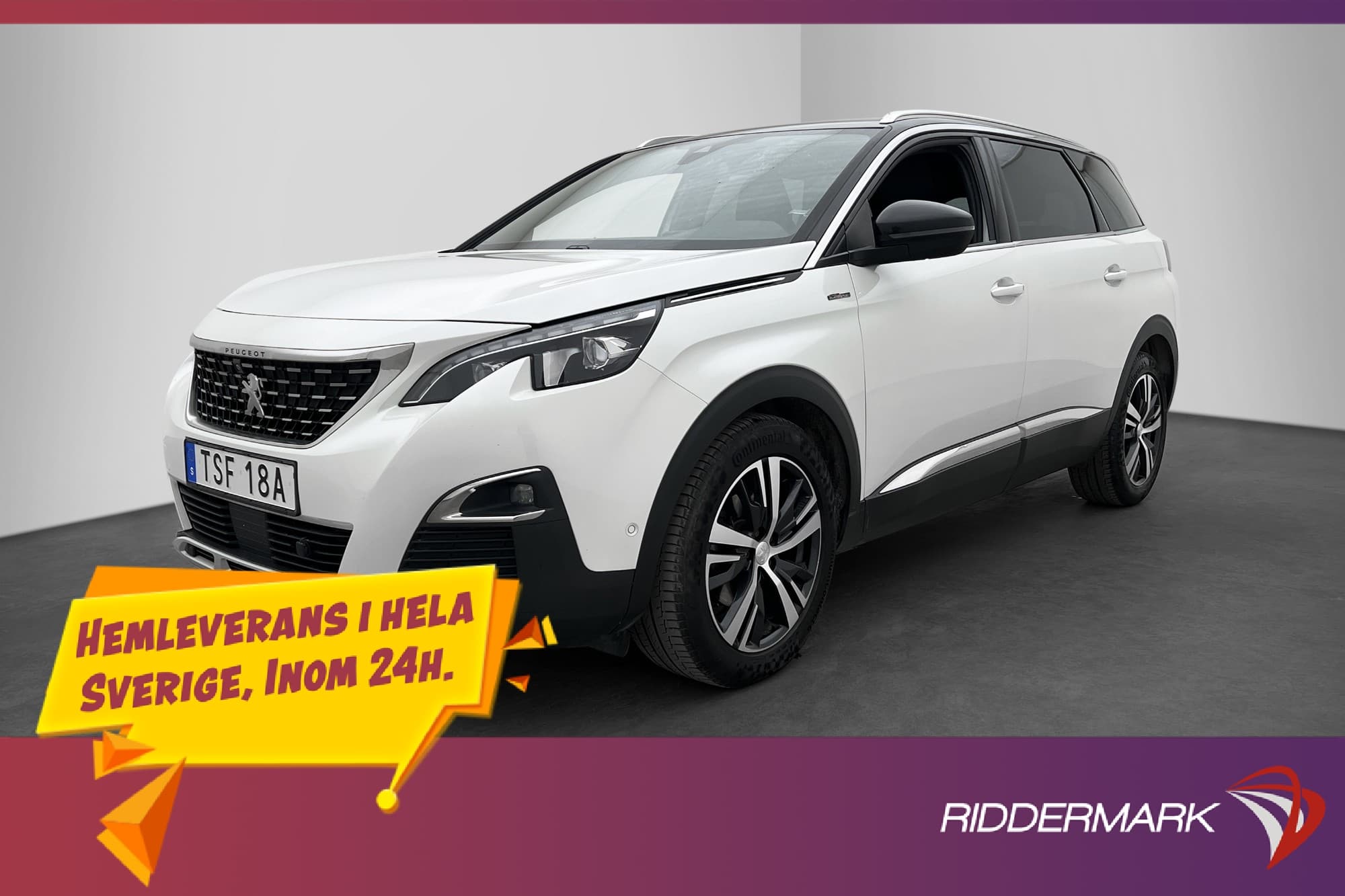 Peugeot 5008 1.6 PureTech GT-Line 7-Sits Värmare Focal Drag