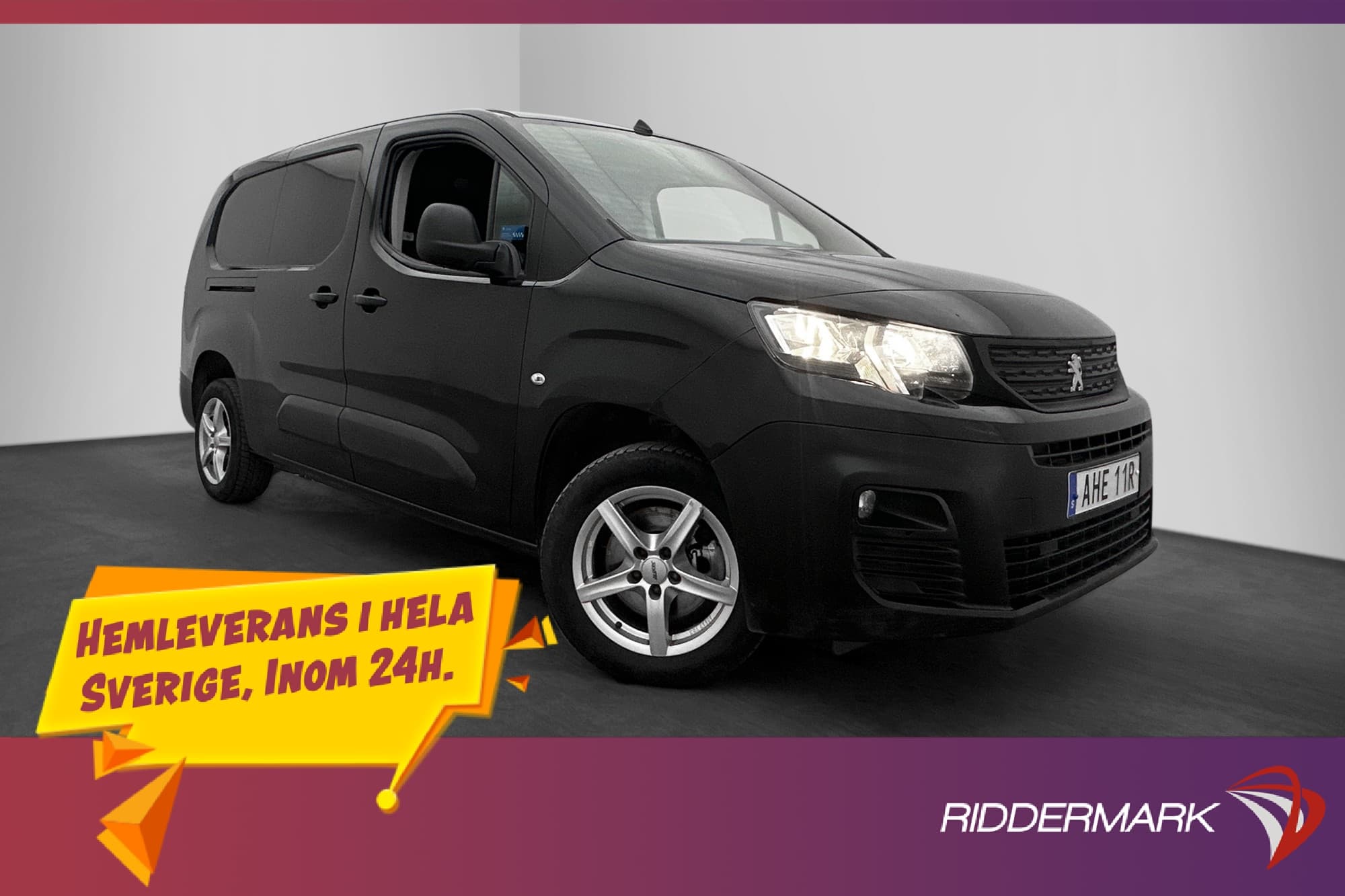 Peugeot Partner L2 1.5HDi Ny-Kamrem Värmare PDC Drag Moms