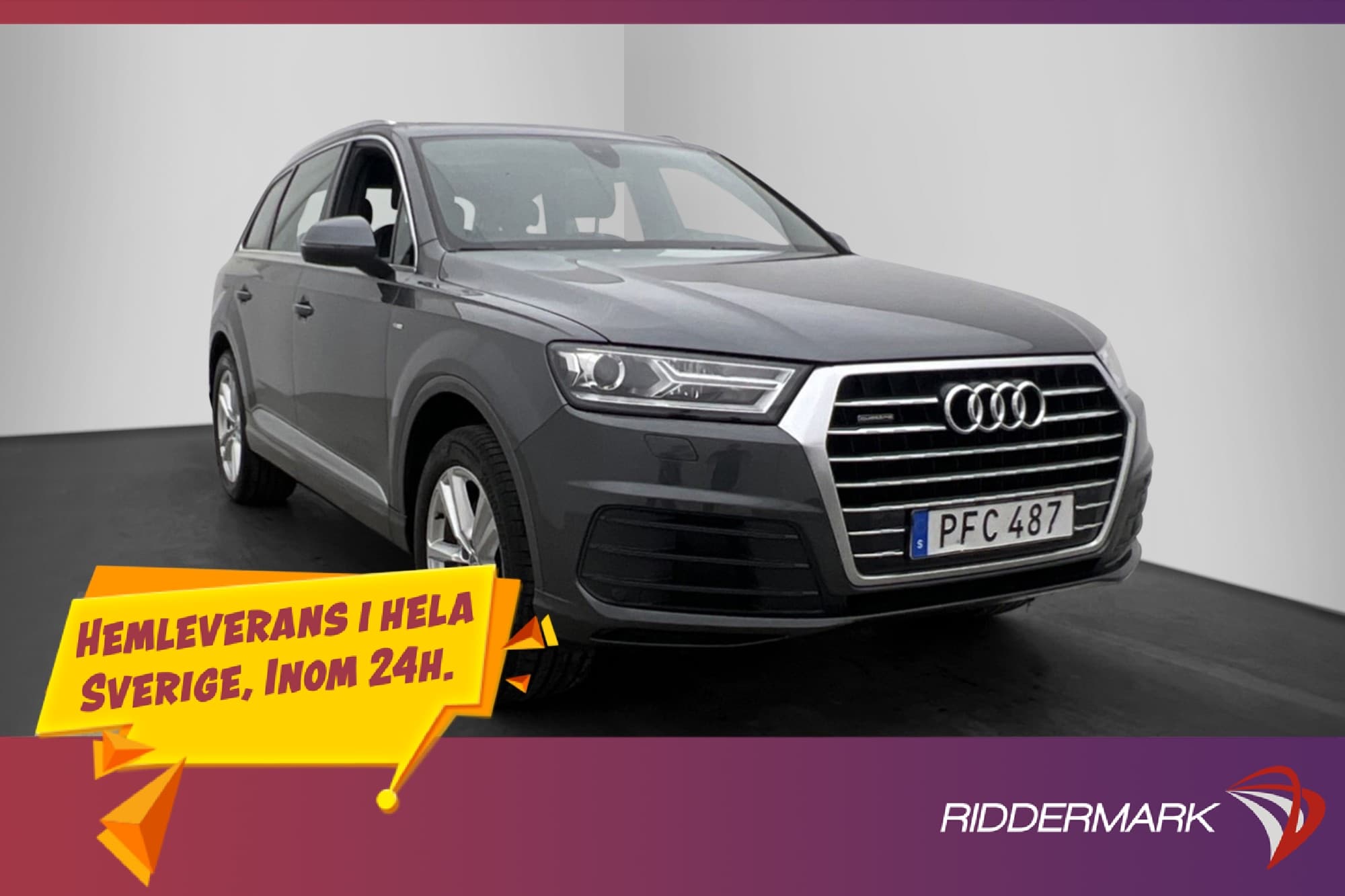 Audi Q7 3.0 TDI V6 Quattro Full S-Line 7-Sits D-Värm