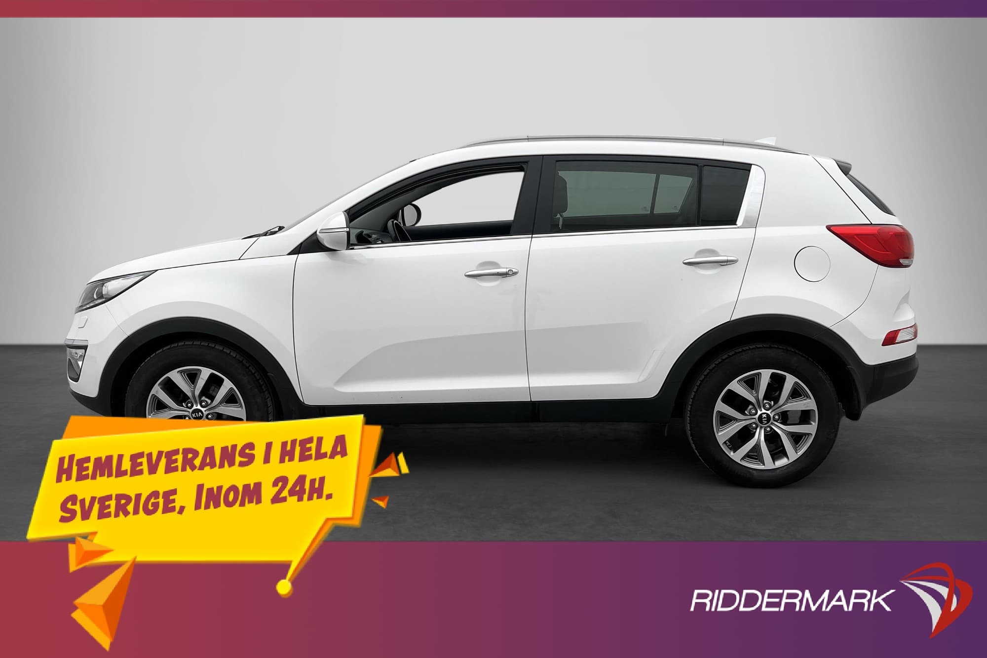 Kia Sportage 1.7 CRDi 115hk Panorama Skinn Kamera Elstol GPS