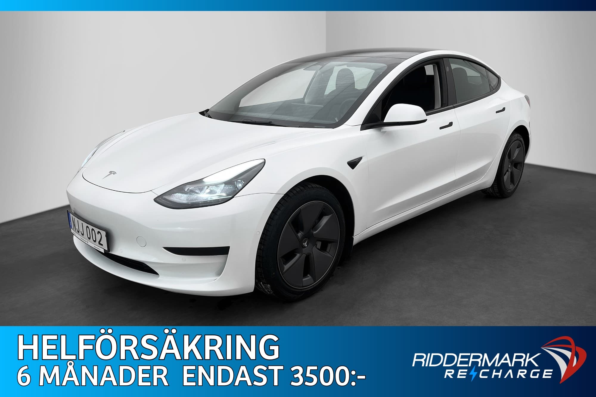 Tesla Model 3 Standard Range Autopilot Svensksåld MOMS