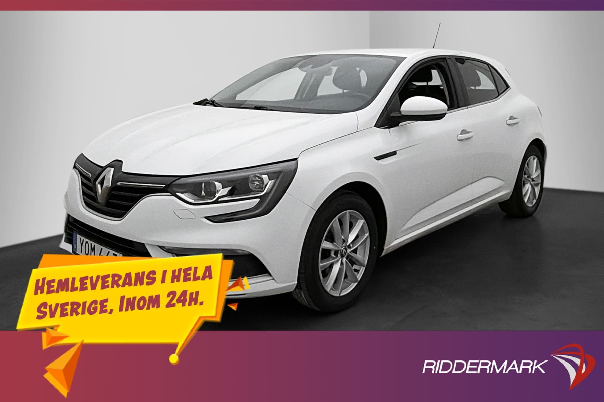 Renault Mégane 1.2 TCe 132hk Dragkrok P-Sensorer Farthållare