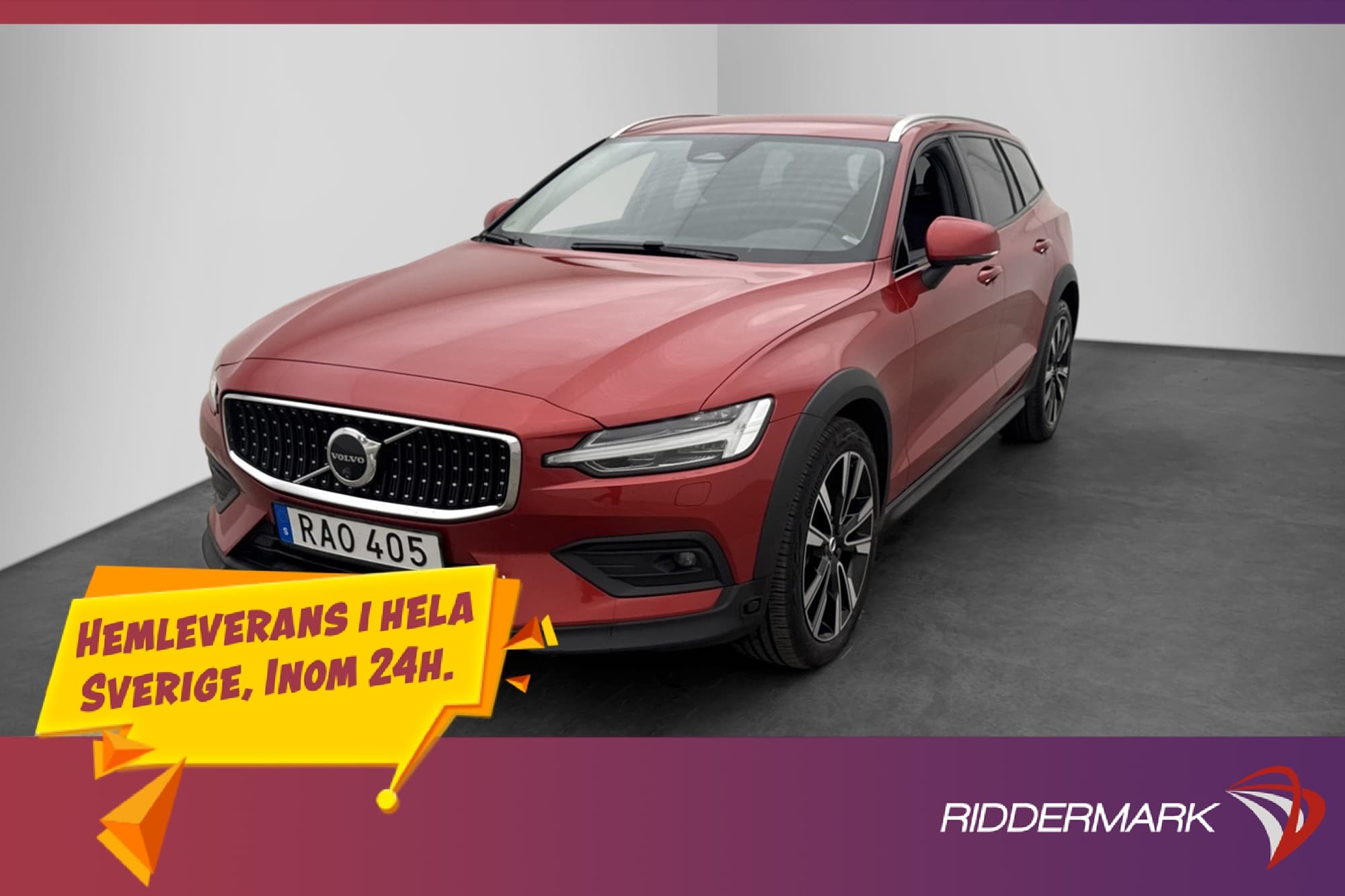 Volvo V60 Cross Country B4 AWD Plus 360° Drag Skinn Moms