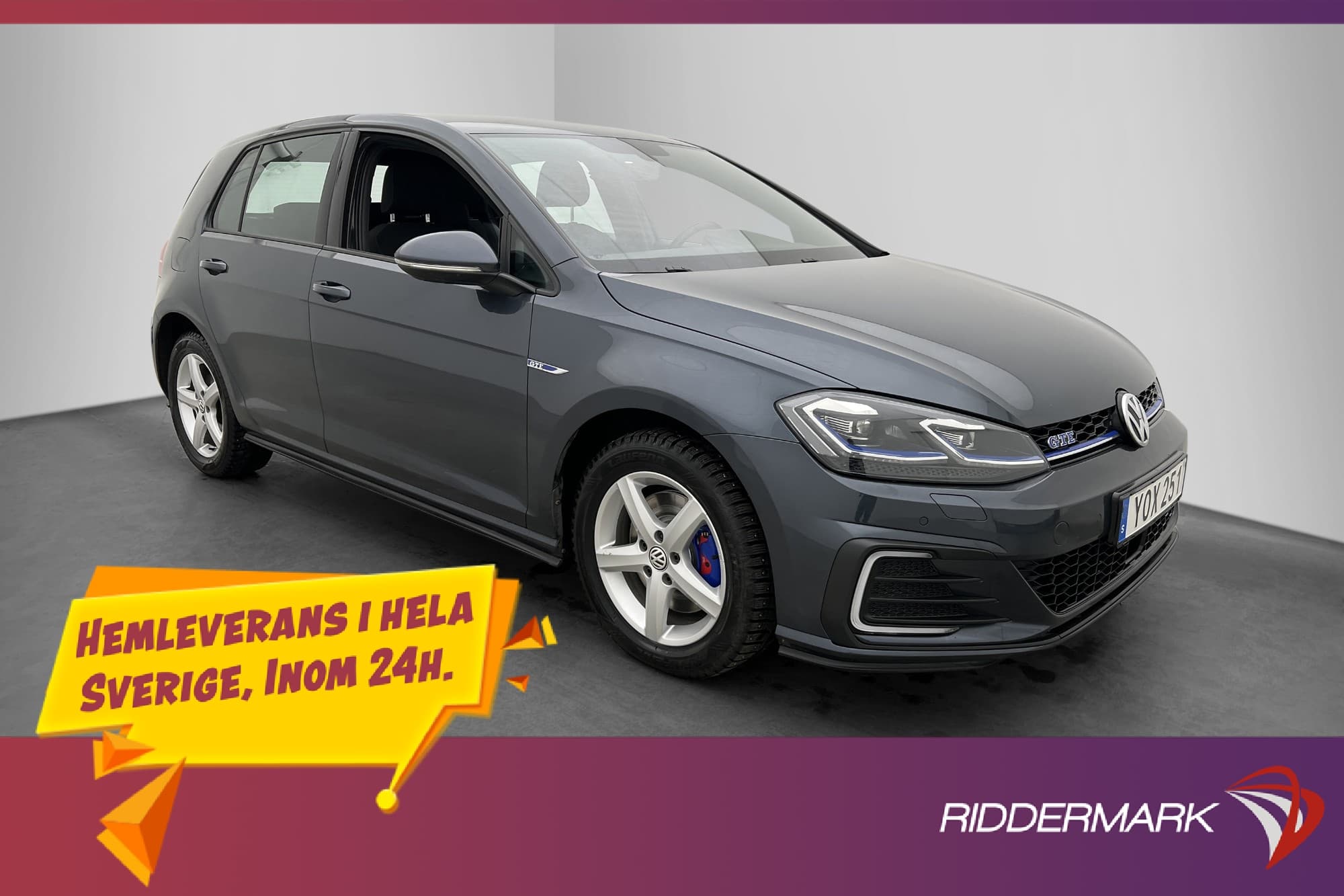 Volkswagen Golf GTE 1.4 TSI Värmare Kamera CarPlay Navi