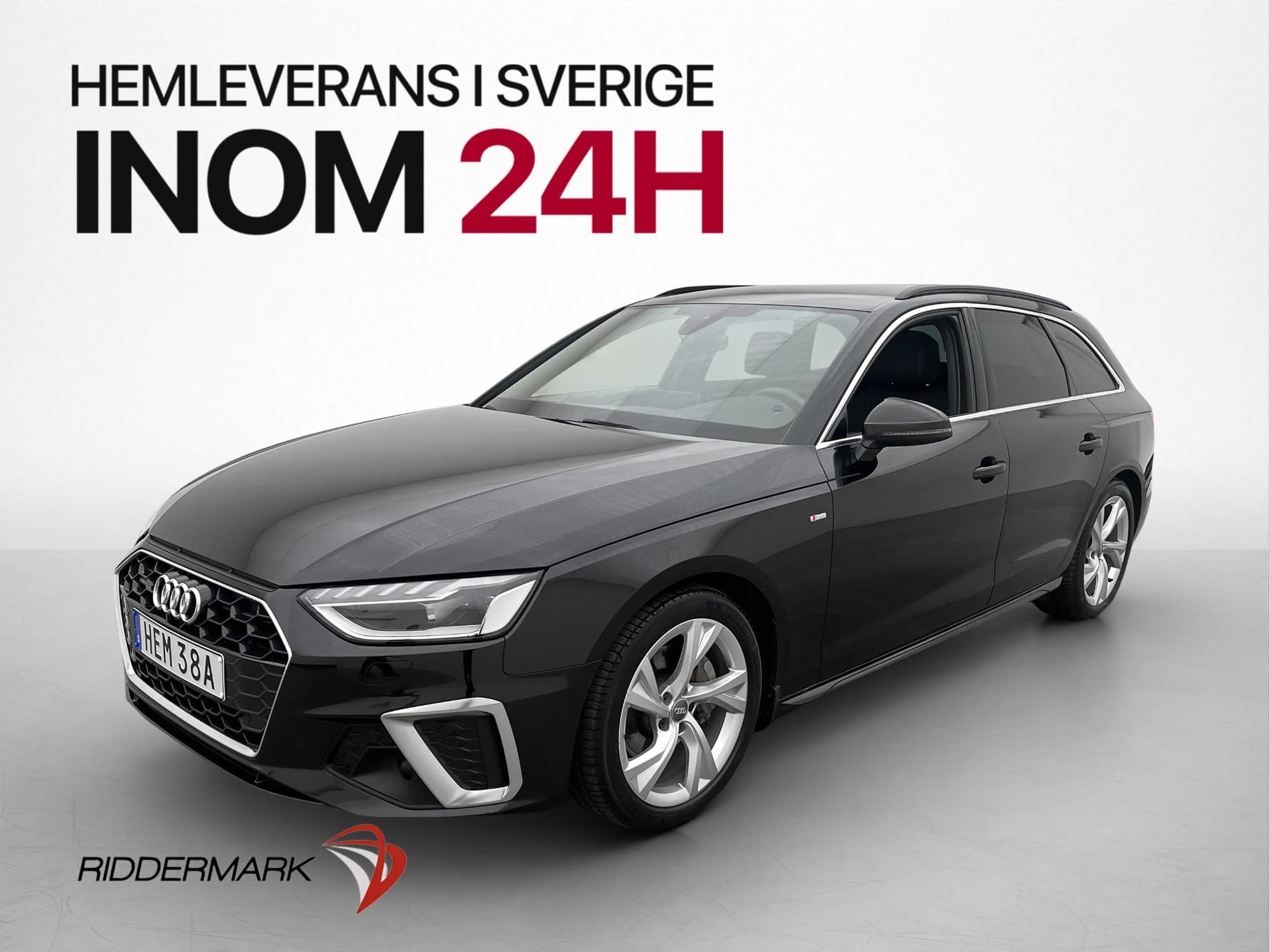 Audi A4 Avant 40 TDI Q S Line Värmare Cockpit Navi Drag MOMS