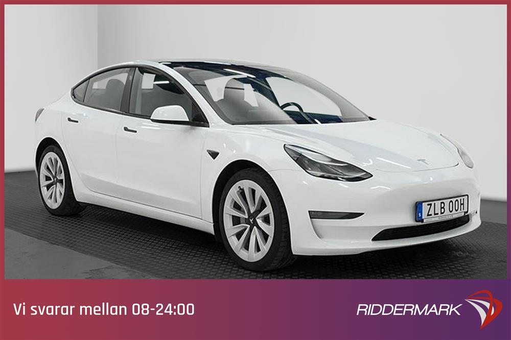 Tesla Model 3 Long Range AWD 440hk Svensksåld Premiumexteriör