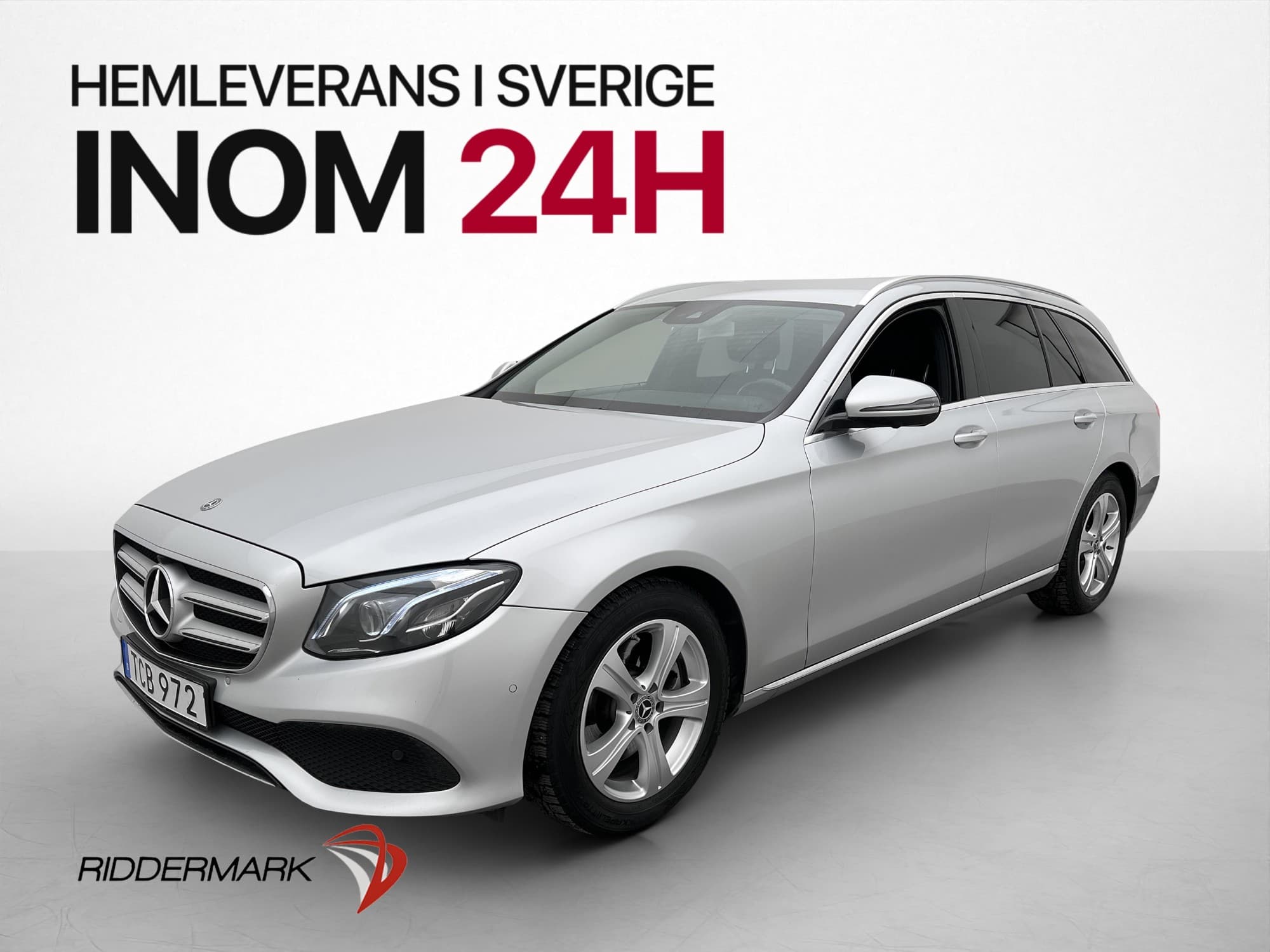 Mercedes-Benz E 220 T d 194hk 4M 360º Kamera Navi Drag