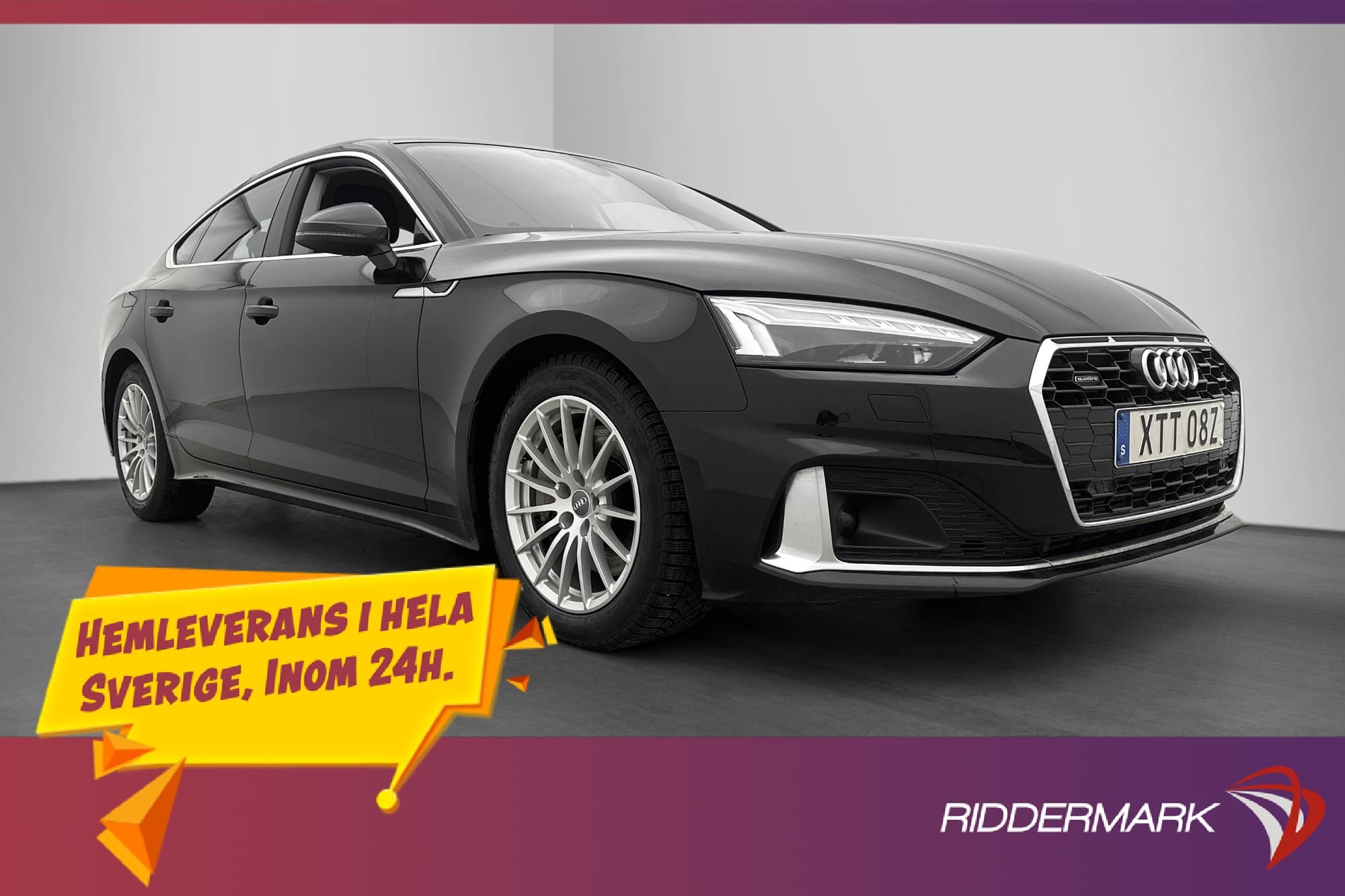 Audi A5 Sportback 45 TFSI Q 265HK Drag Kamera Farth Cockpit