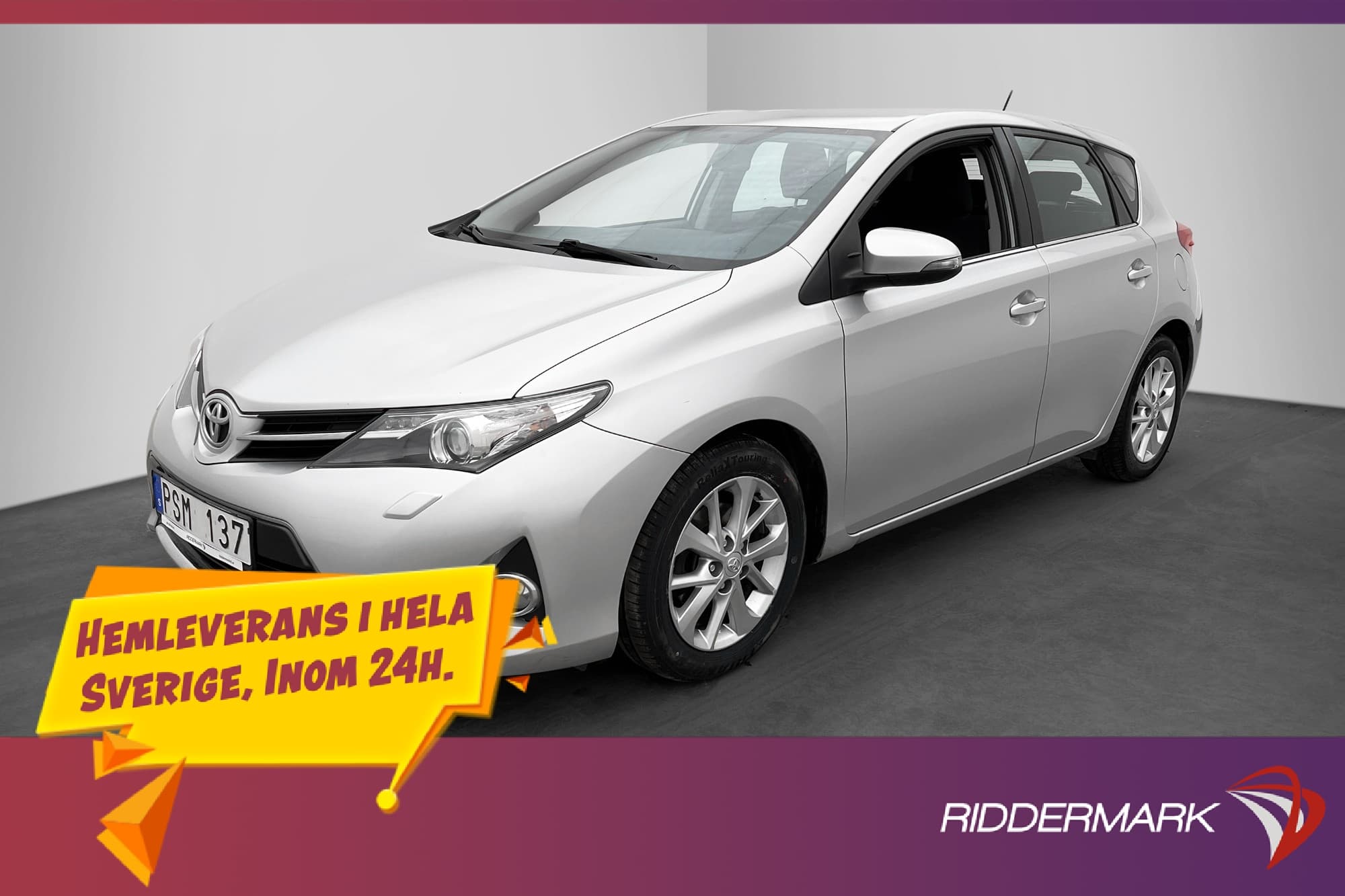 Toyota Auris 1.4 90hk Active M&K-Värmare Kamera Välservad