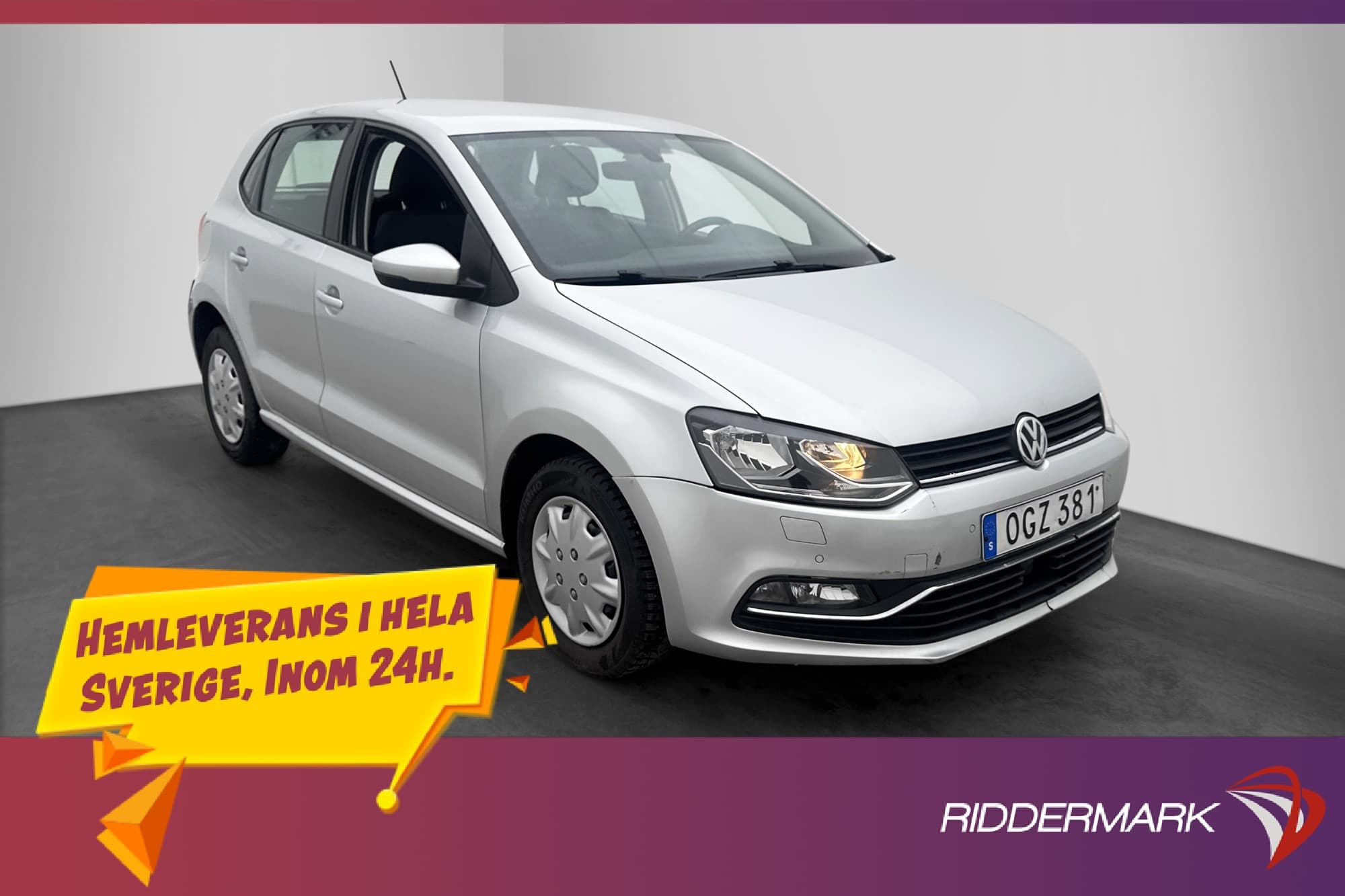 Volkswagen Polo A/C Bluetooth P-Sensorer Låg skatt Nyservad