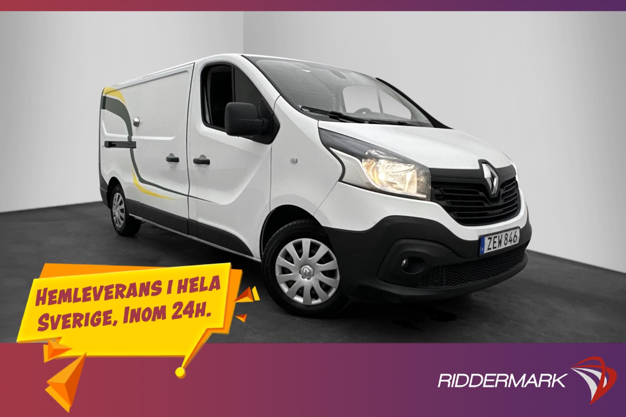 Renault Trafic L2 1.6dCi Värmare Dragkrok PDC V-Inredd MOMS