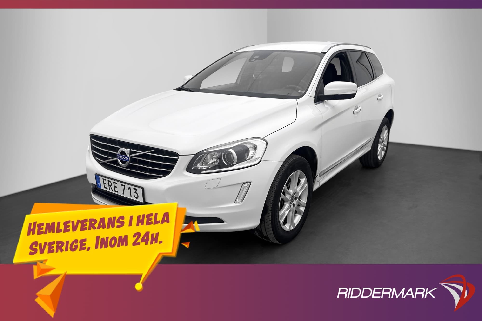 Volvo XC60 D4 AWD Summum Värmare Skinn Navi Rattvärme