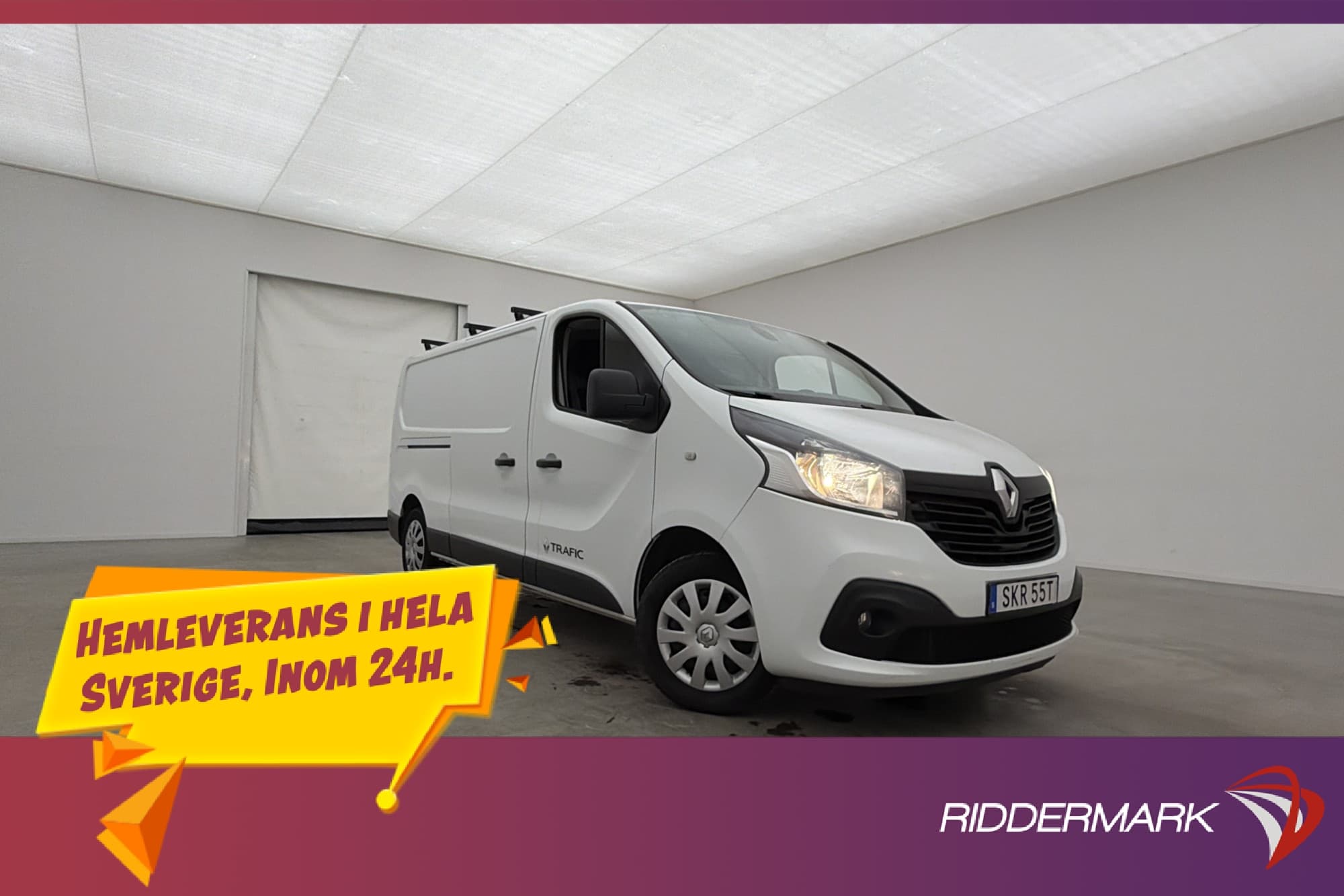 Renault trafic L2 Värmare Drag Kamera 3-Sits V-Inredd Moms