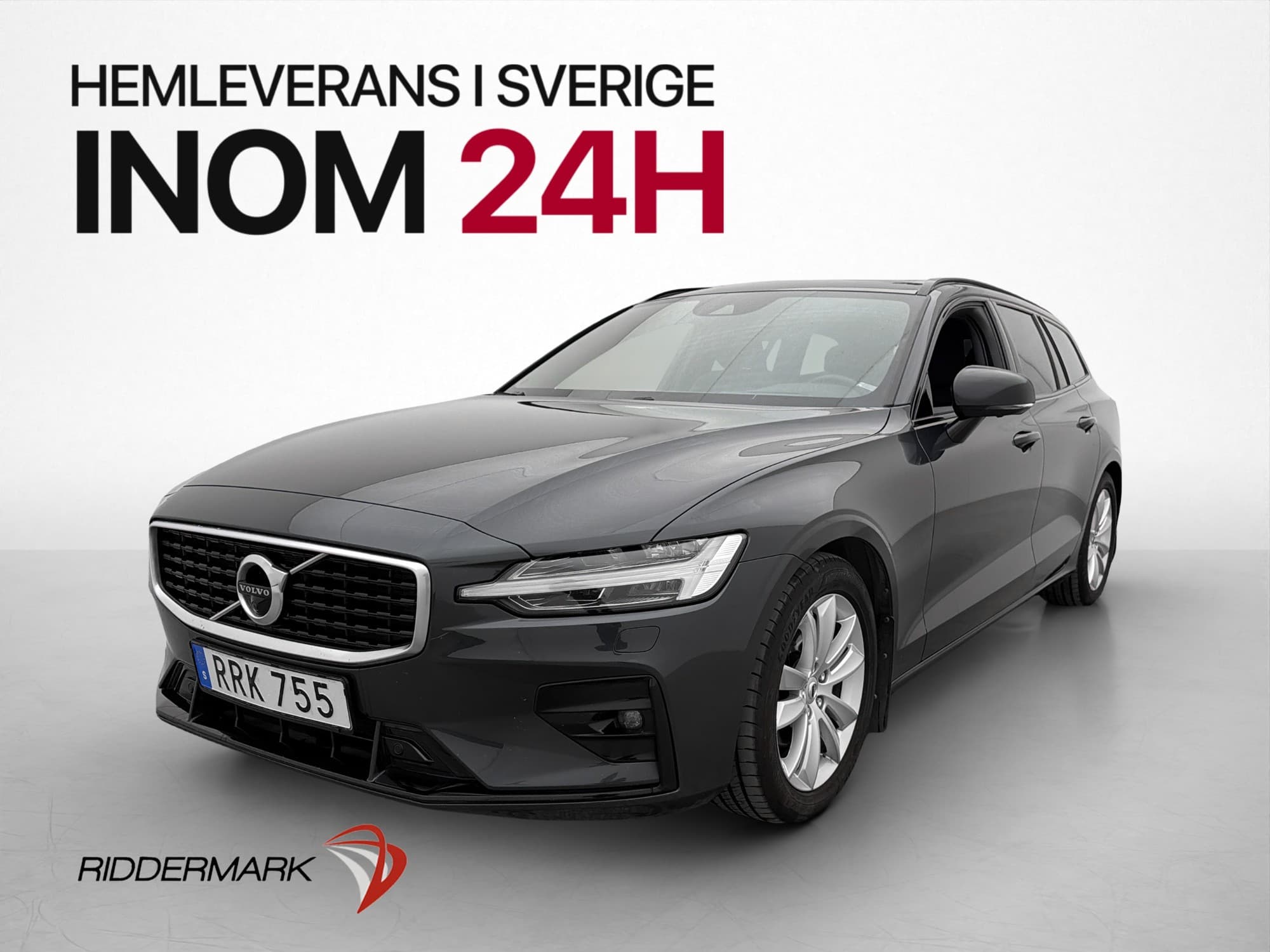 Volvo V60 D4 AWD R-Design Värm Pano Skinn H/K 360° HUD Drag