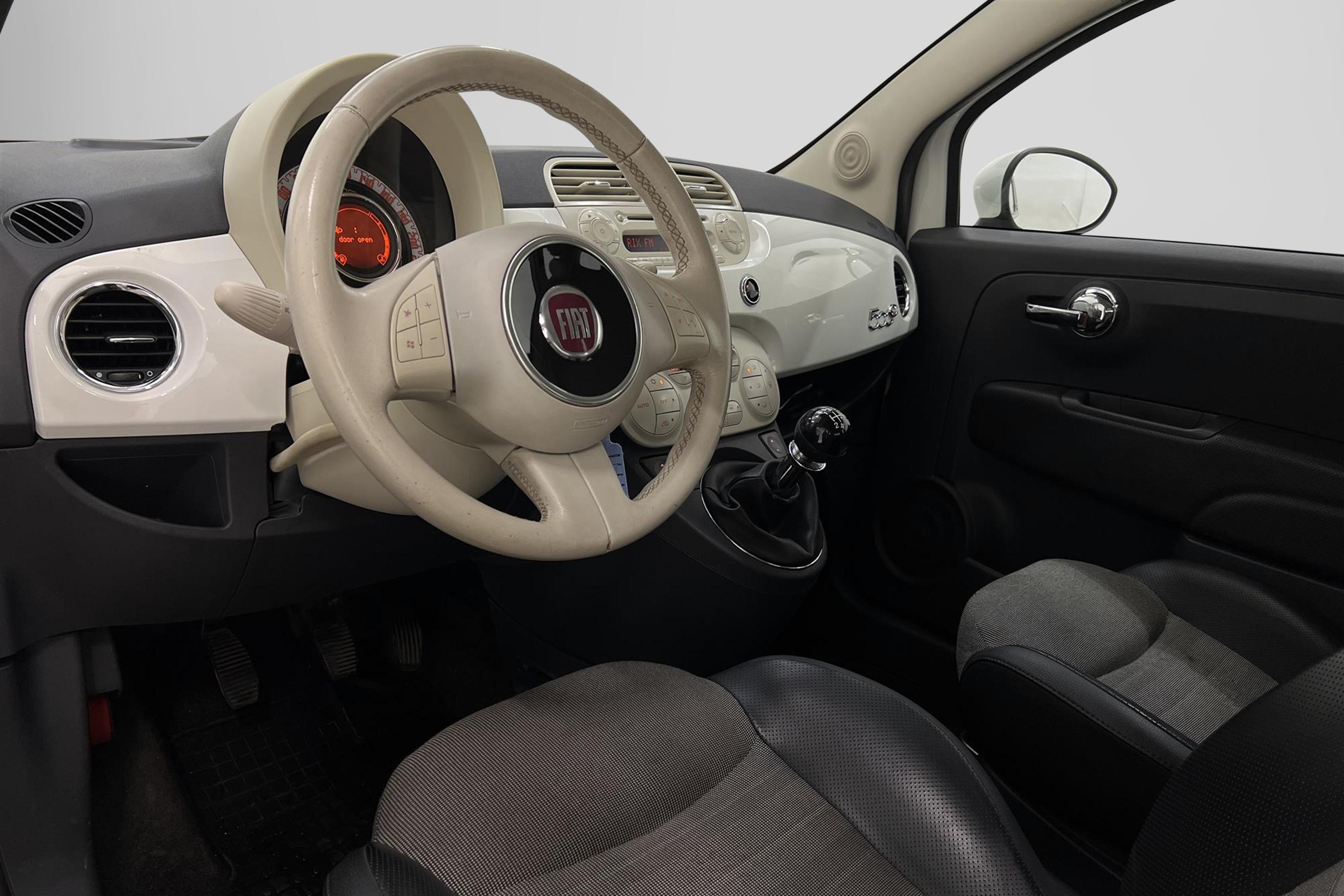 Fiat 500C 1.2 69hk Lounge Låg Skatt 0,48L/milinteriör