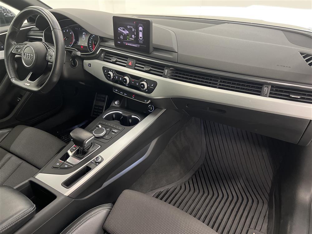 Audi A5 2.0 TFSI 190hk S-Line P-sensor 0,55l/milinteriör