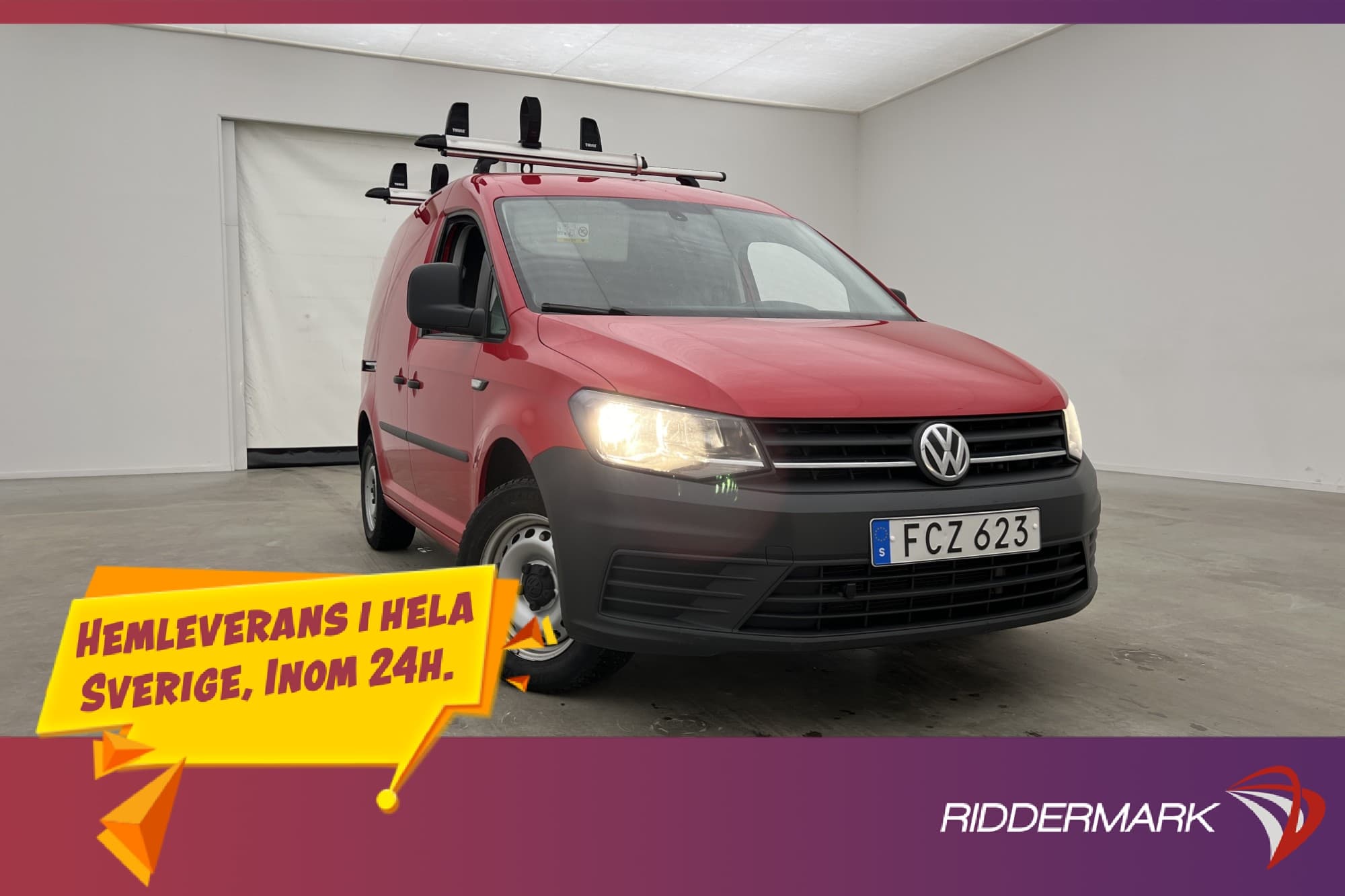 Volkswagen Caddy 1.6TDI Värmare PDC Farthållare Bluetooth