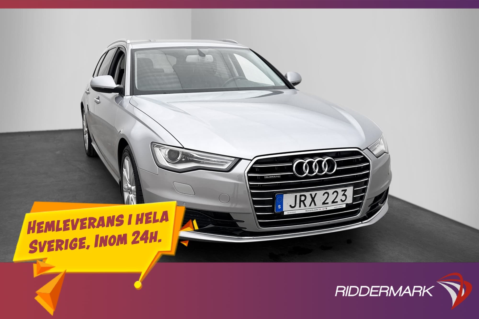 Audi A6 3.0 TDI 218hk Quattro Fjärr-värmare Sportstolar Drag