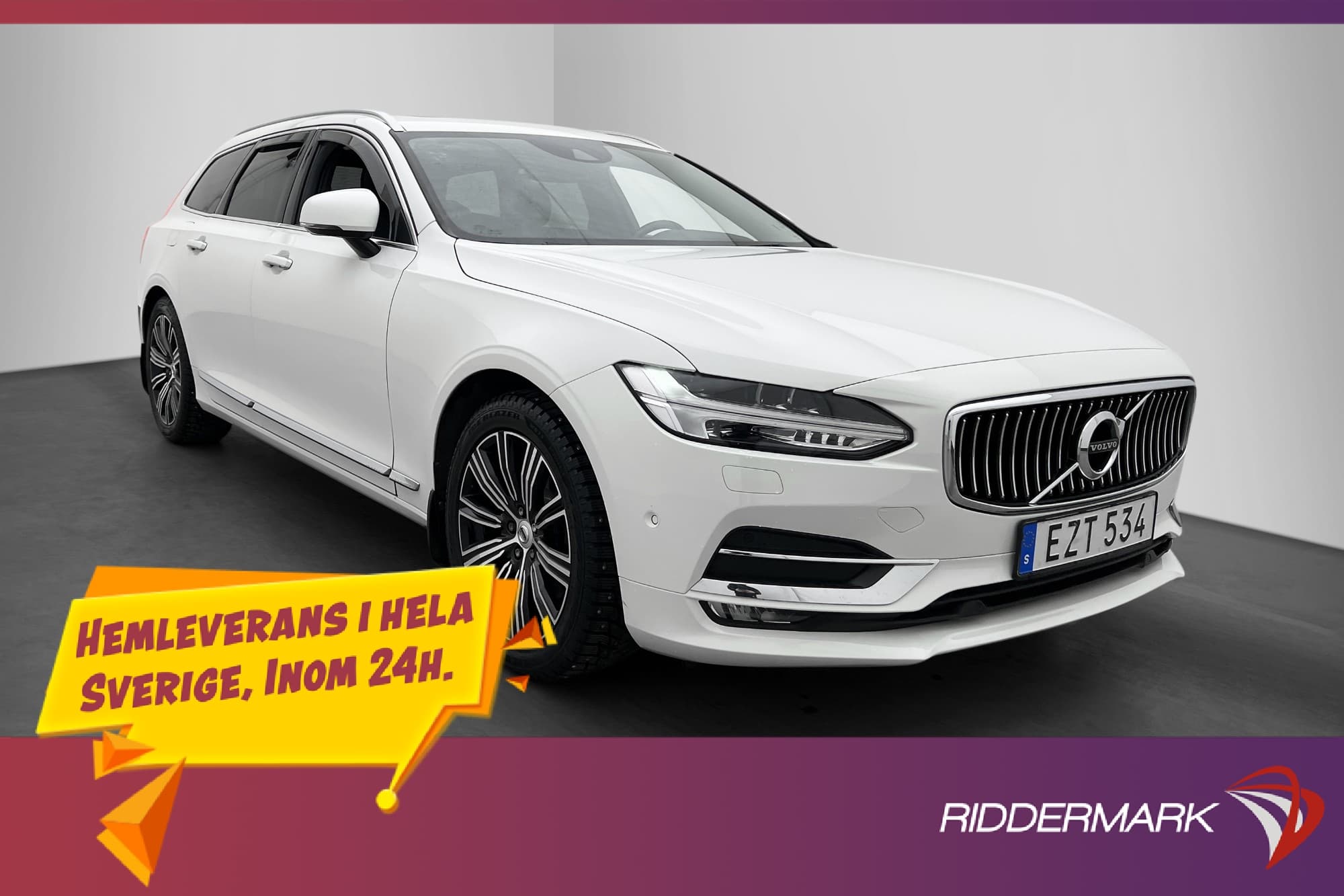 Volvo V90 Inscription T5 254hk Värmare Pano Dragkrok Skinn