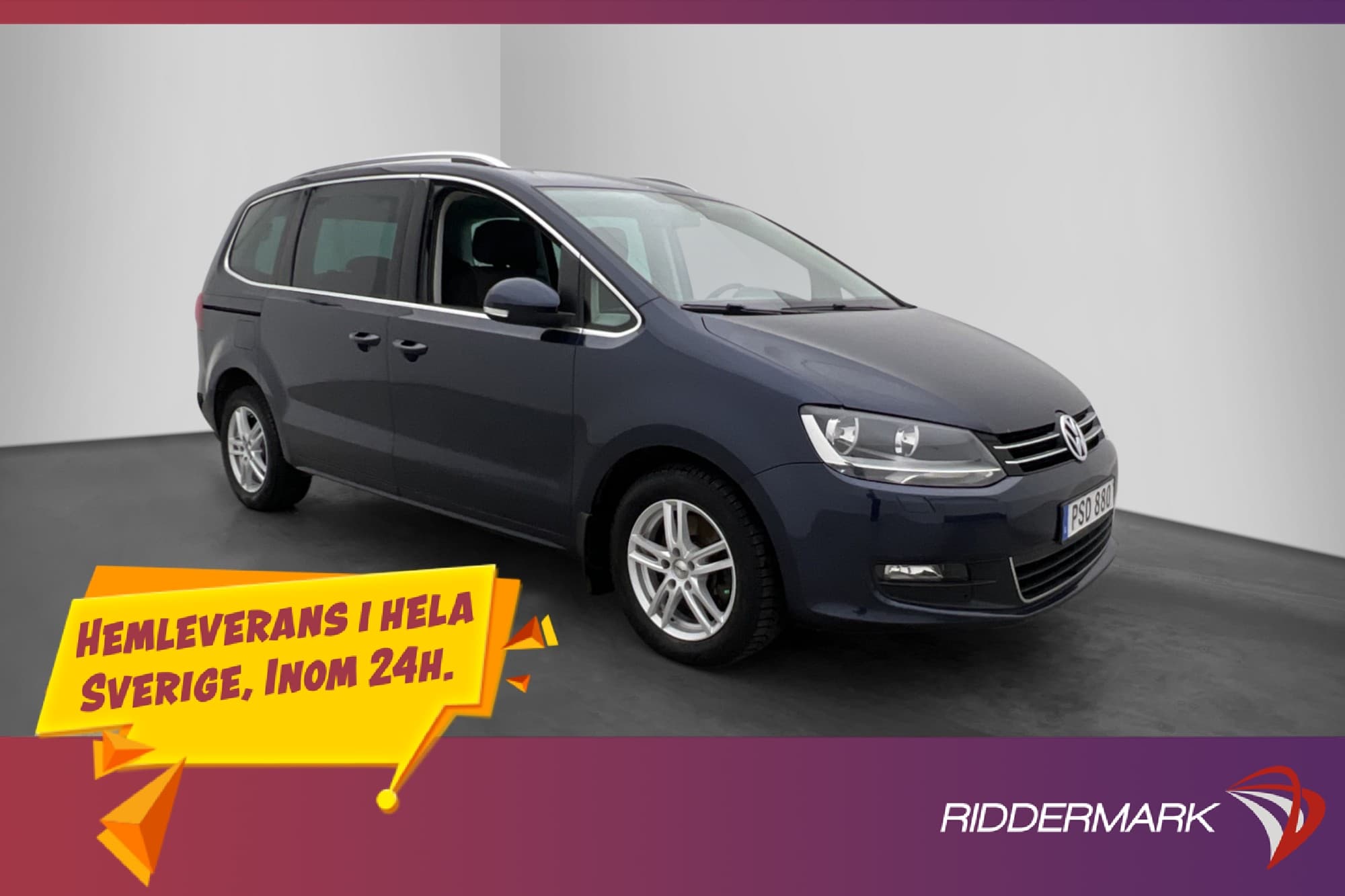 Volkswagen Sharan TDI 7-sits Pano El-dörrar Värmare Kamera