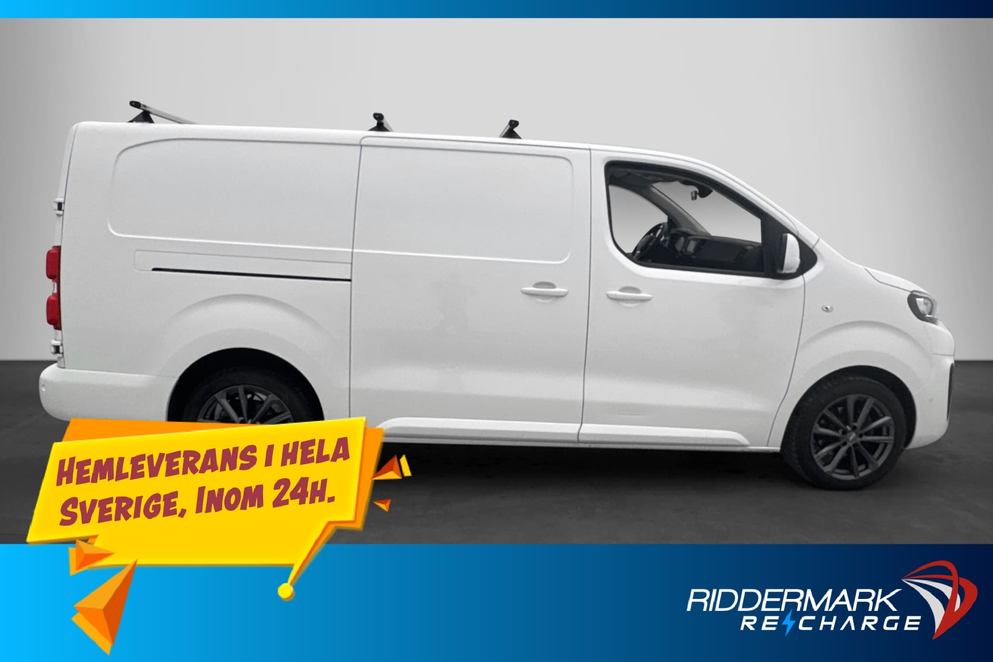 Peugeot e-Expert L3 136hk Drag 3-Sits B-Kamera 2xDörr MOMS